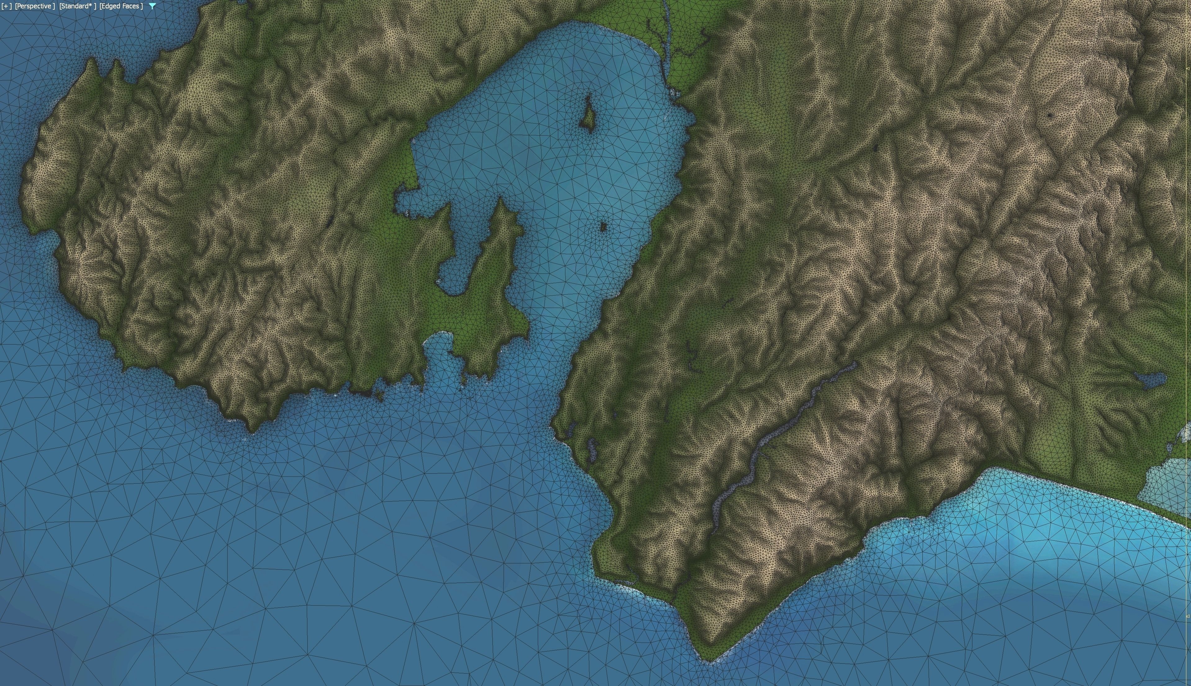Wellington - 3D Terrain Model Low-poly 3D model_24