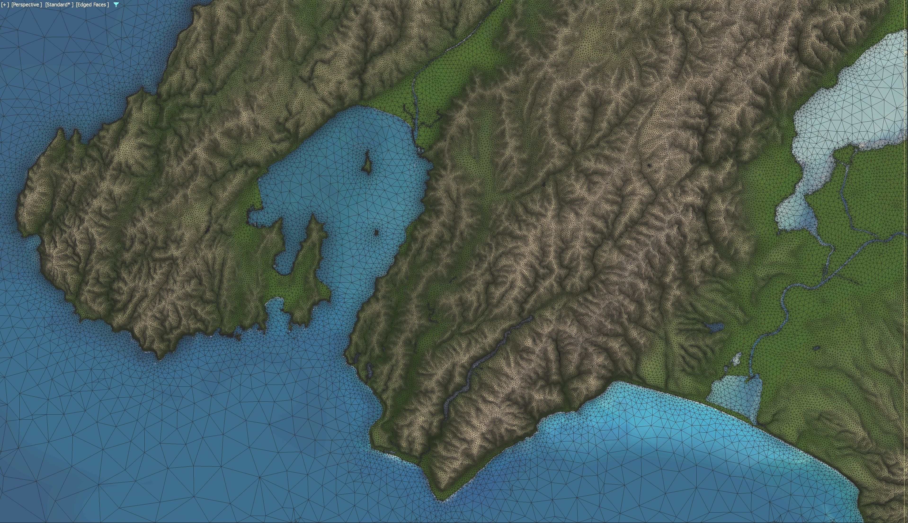 Wellington - 3D Terrain Model Low-poly 3D model_28