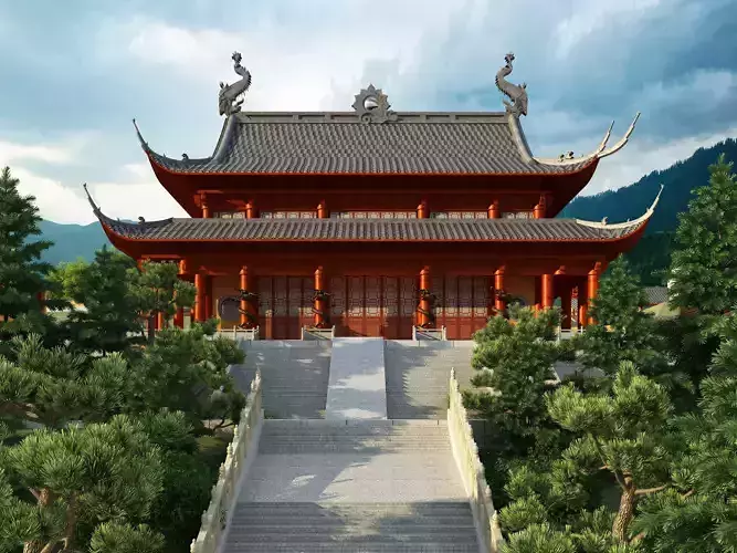 China temples church Historical sites palace Tang dynasty