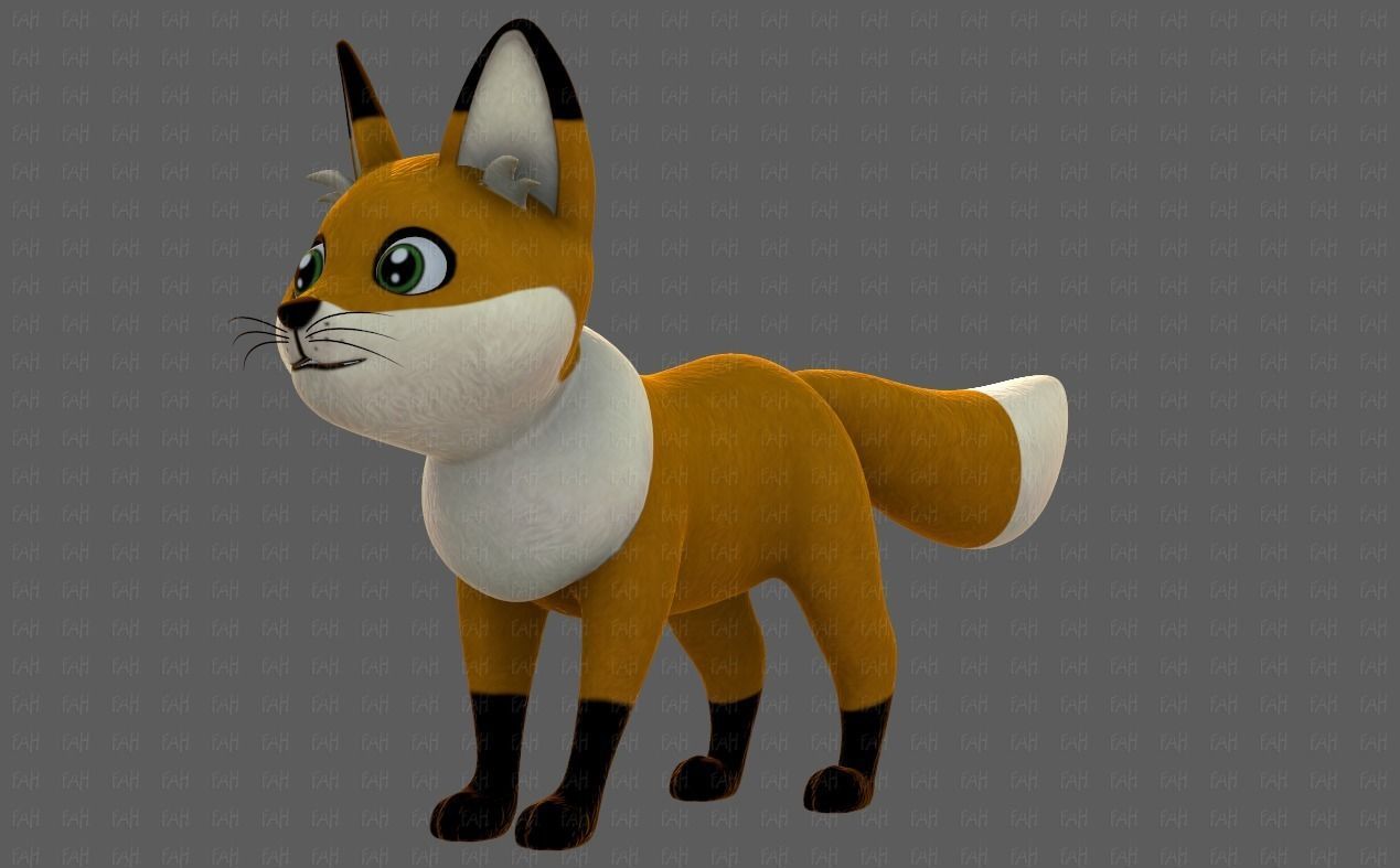 Dog base cartoonV10 Low-poly 3D model_41
