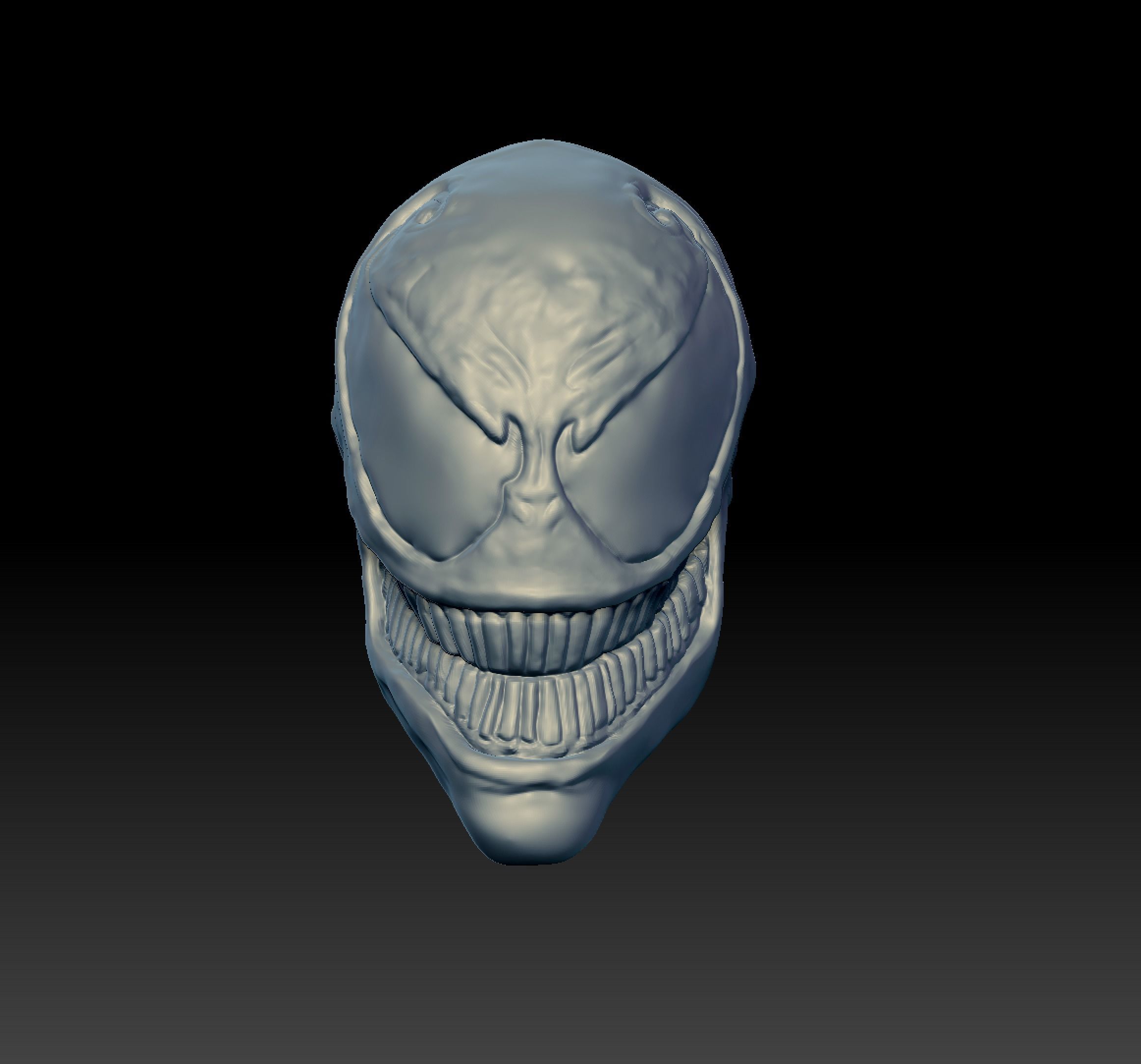 Venom head 3D print model_1