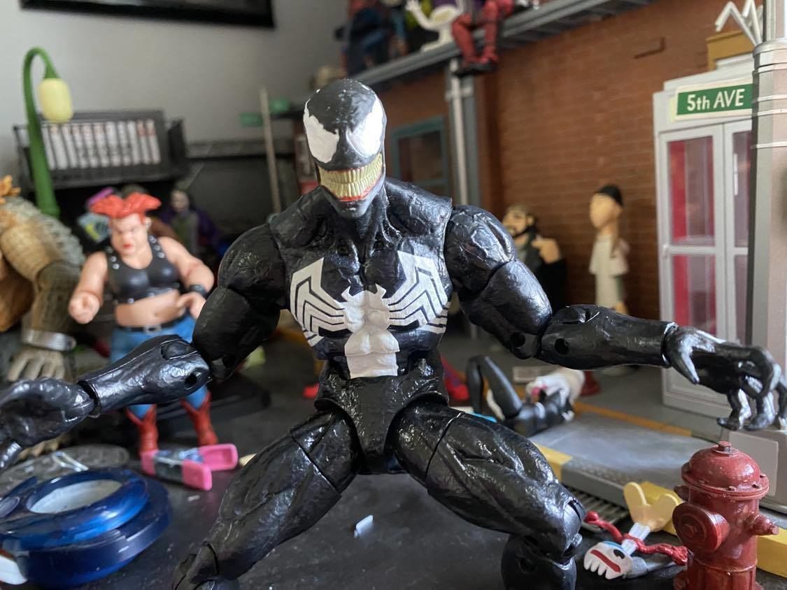 Venom head 3D print model_4