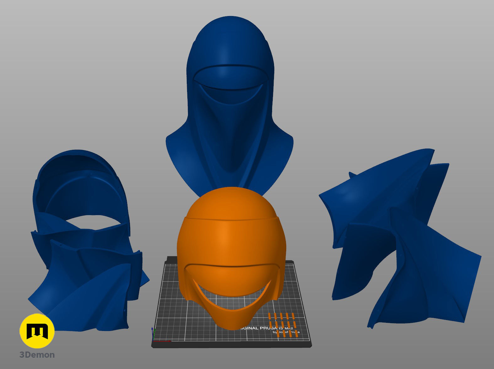 Imperial Royal Guard Helmet - Return of The Jedi 3D print model_6