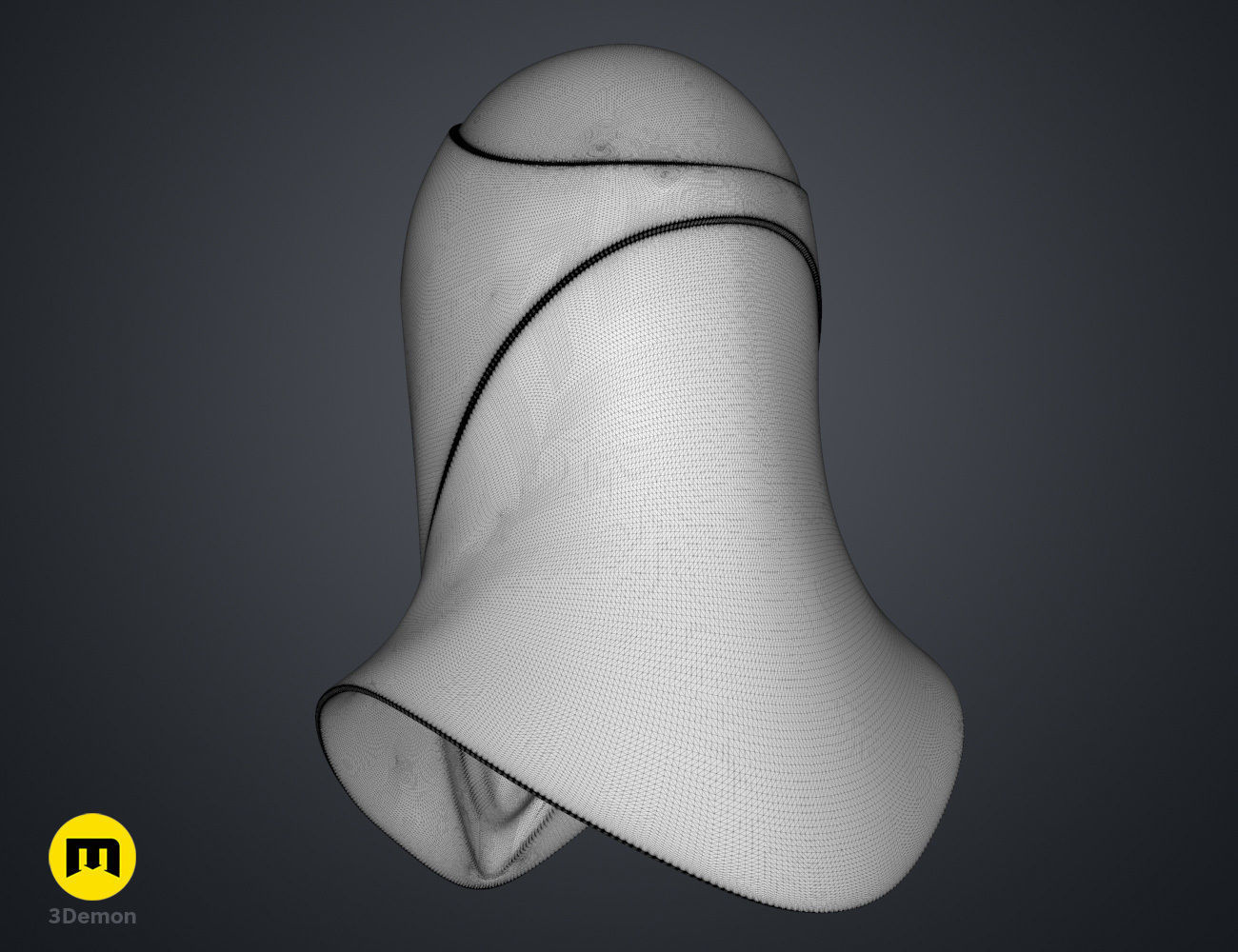 Imperial Royal Guard Helmet - Return of The Jedi 3D print model_12