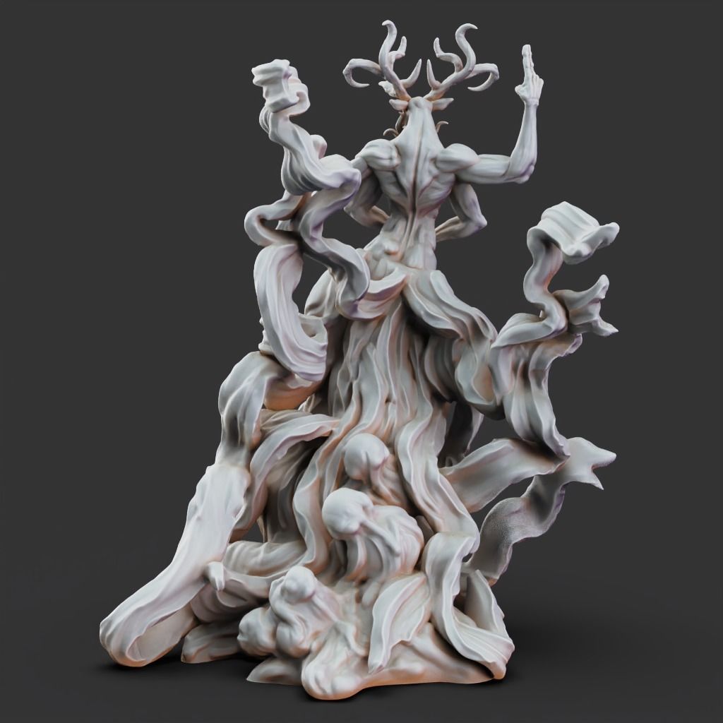 Bringer of Change - 3D Printable TTRPG - PRESUPPORTED - 32mm 3D print model_6