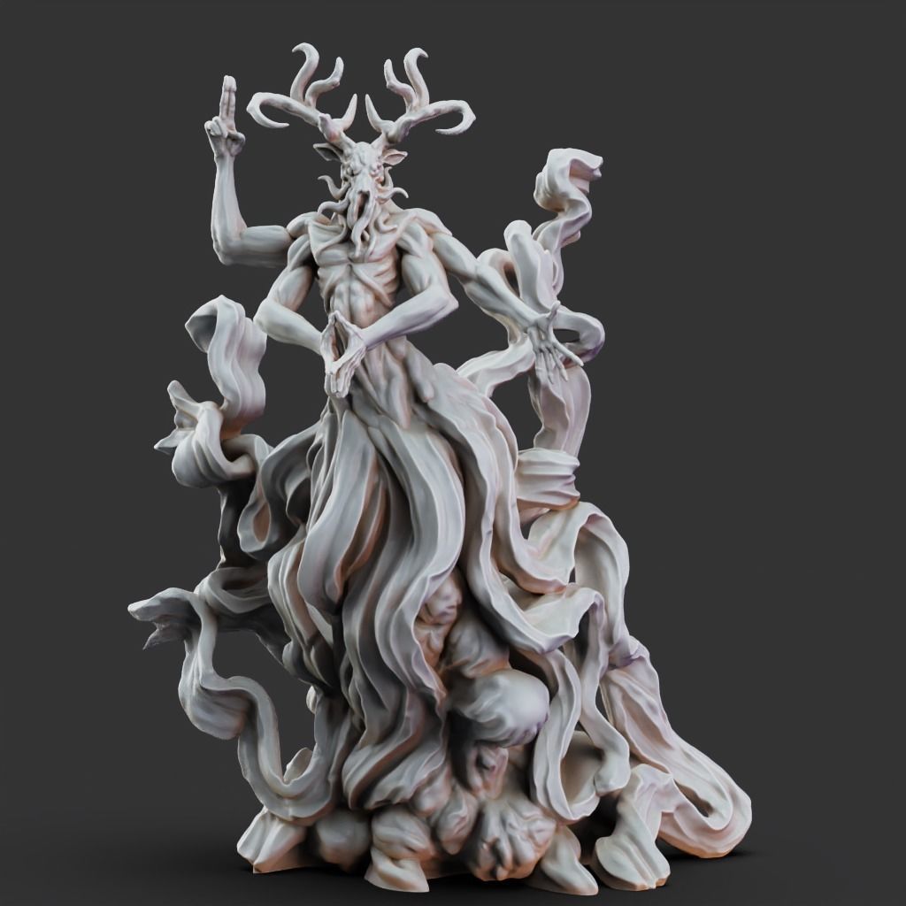 Bringer of Change - 3D Printable TTRPG - PRESUPPORTED - 32mm 3D print model_8