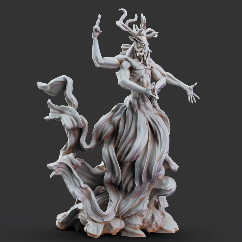 Bringer of Change - 3D Printable TTRPG - PRESUPPORTED - 32mm 3D print model_4