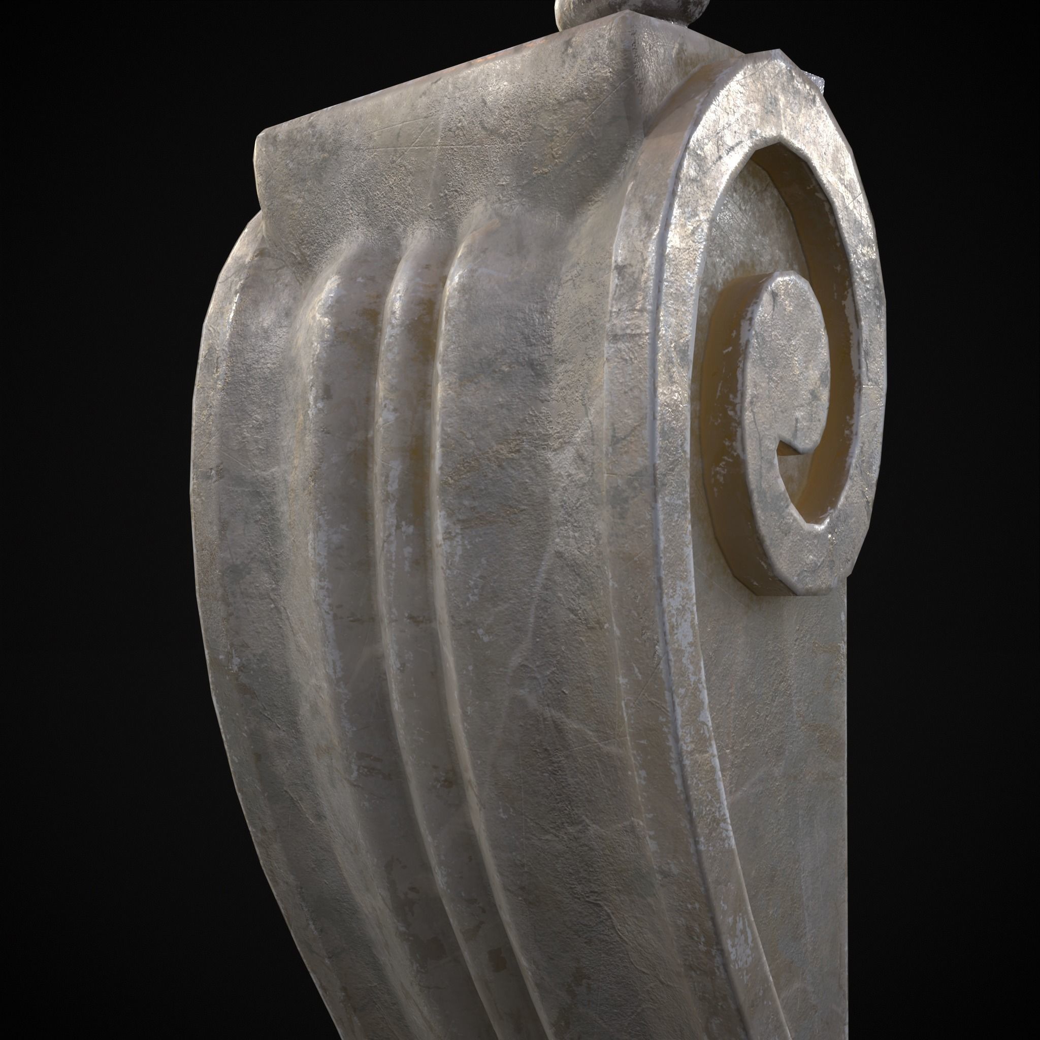 Decorative Wall Candelabra Low-poly 3D model_15