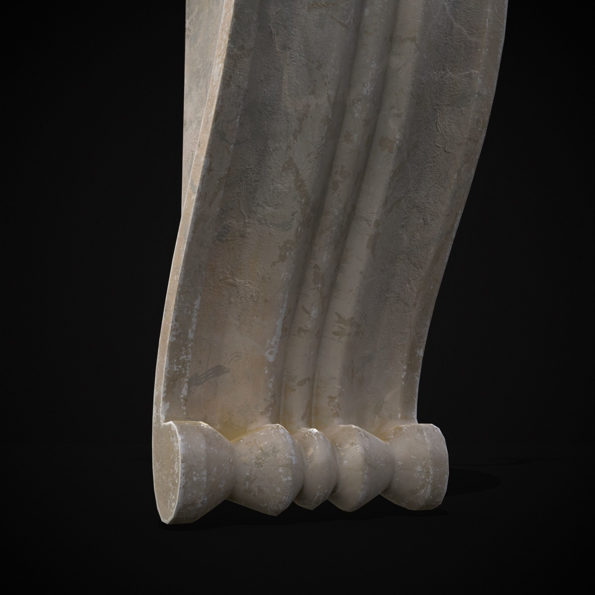 Decorative Wall Candelabra Low-poly 3D model_17