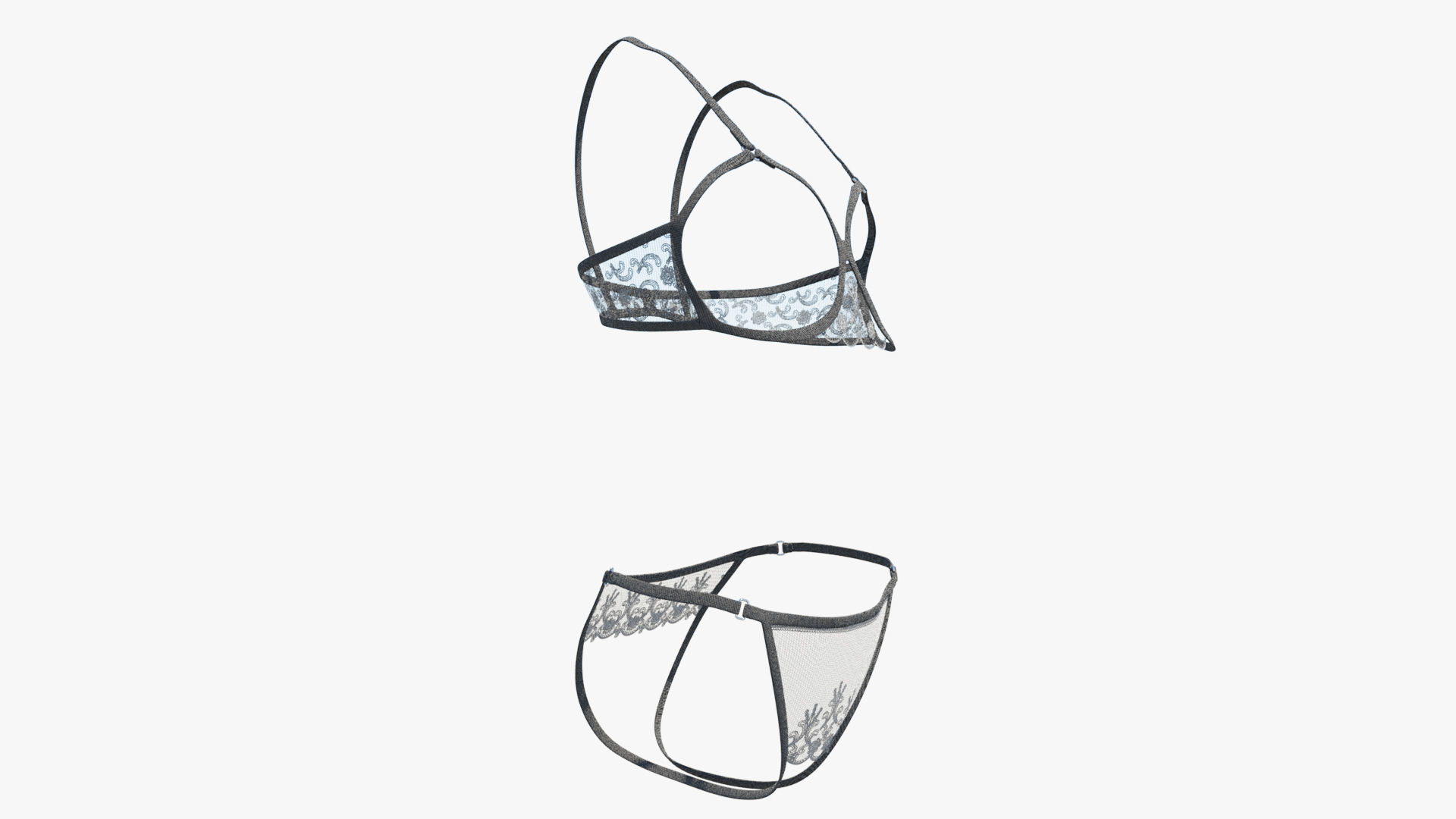 Sexy Lingerie SS28 3D model_4