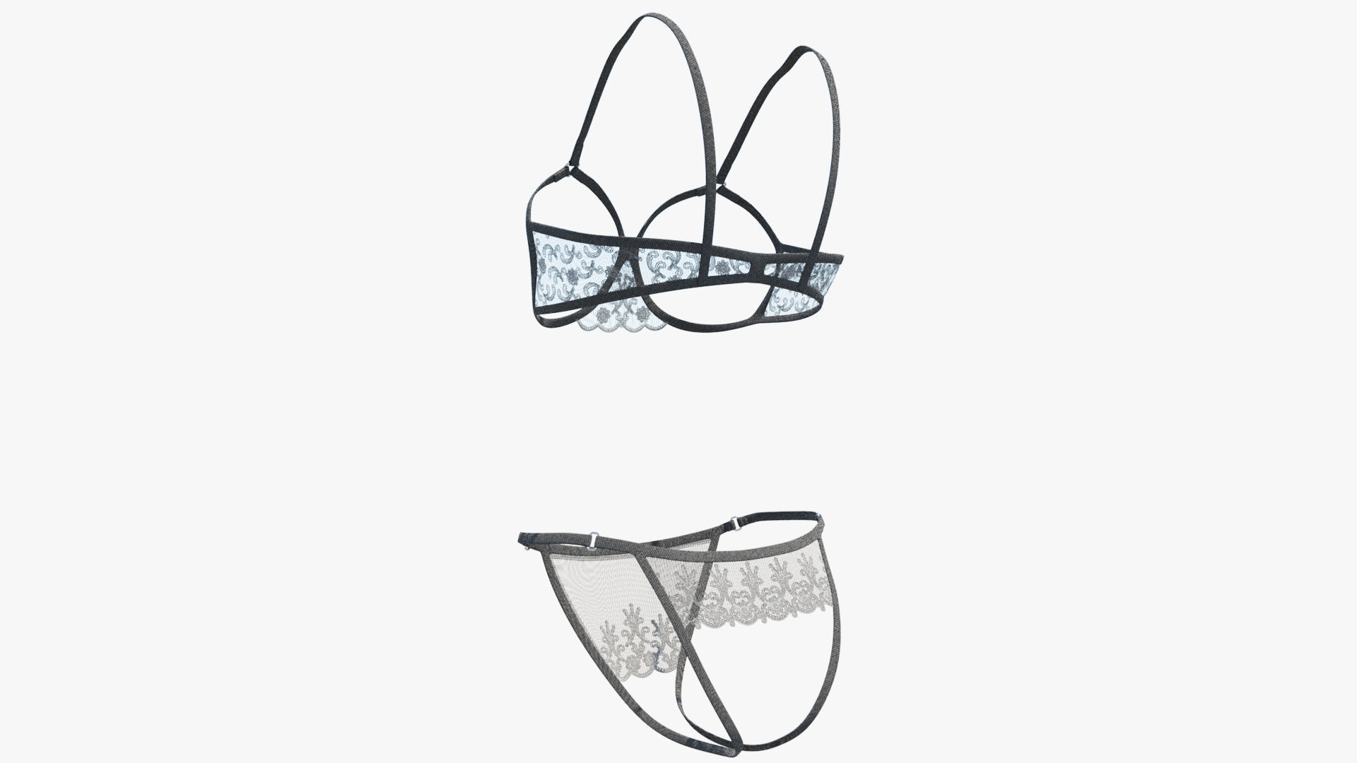 Sexy Lingerie SS28 3D model_3