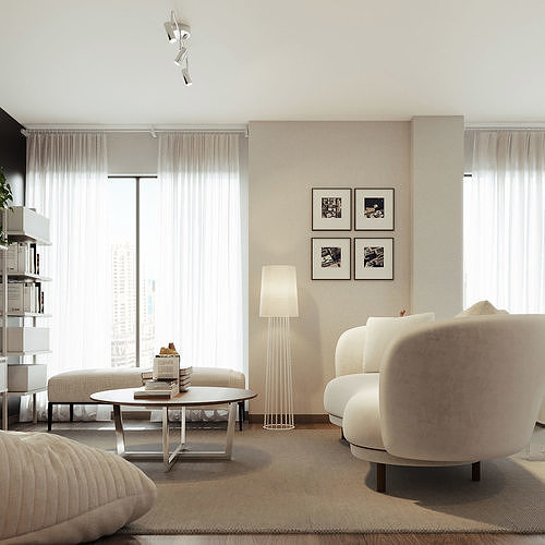 New York Apartment  3D model 5
