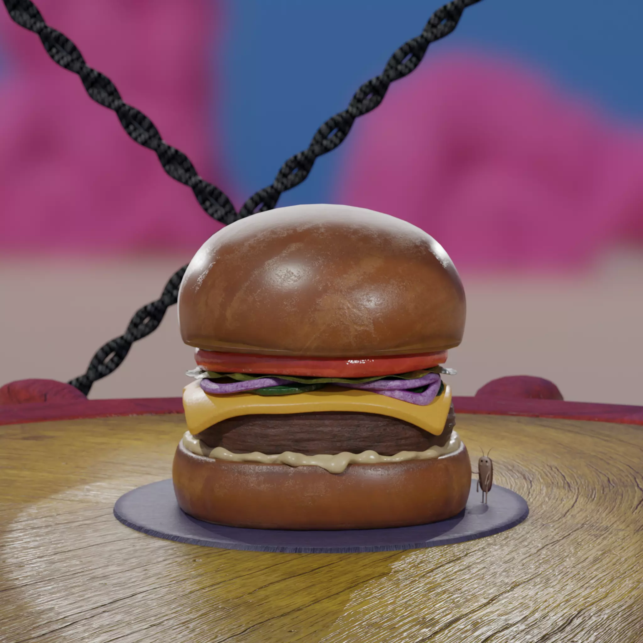 Burger Free 3D model