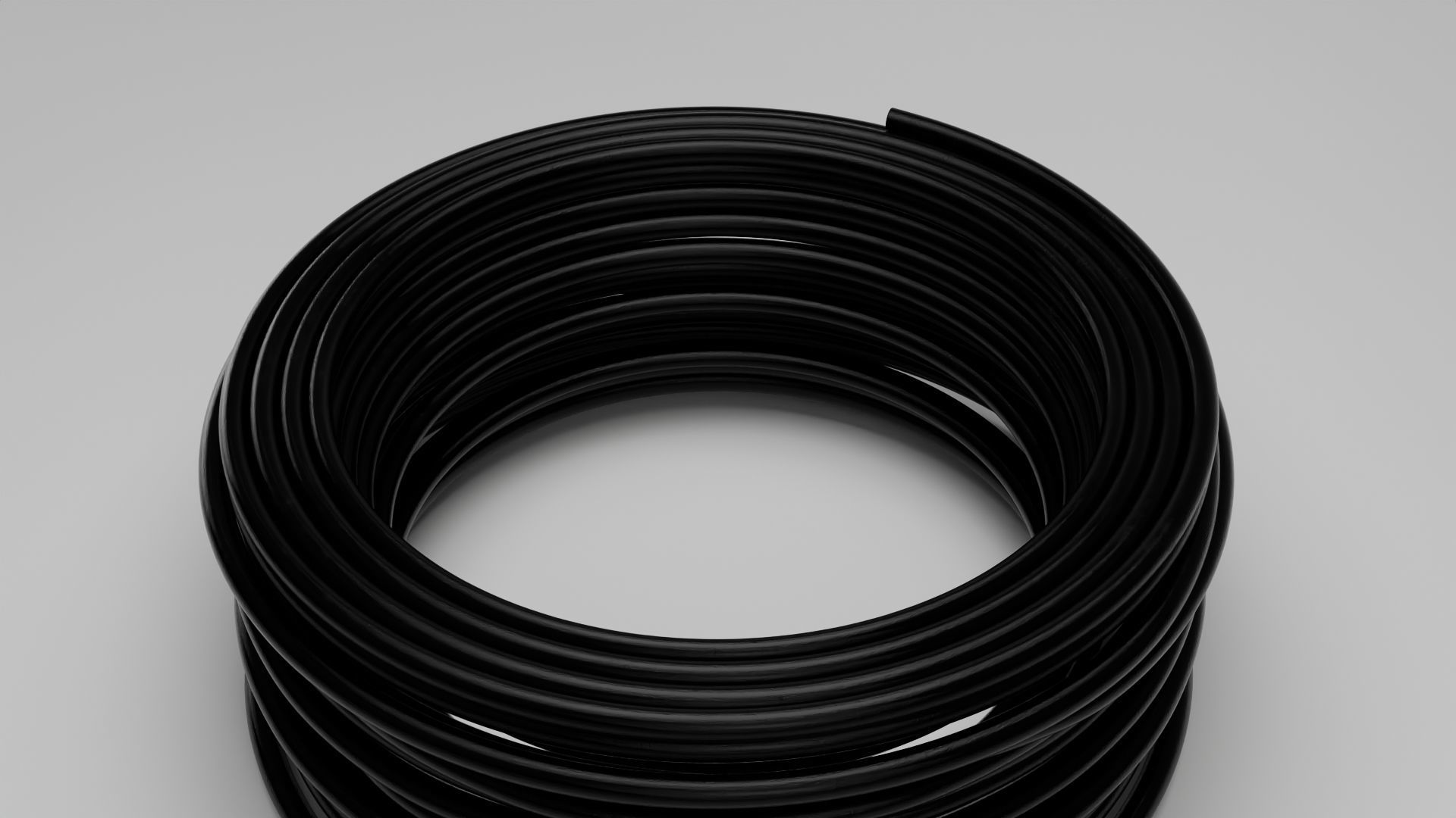 Cable Coil  Free low-poly 3D model_4