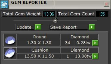 Earring With Cushion Stone 3D print model_7