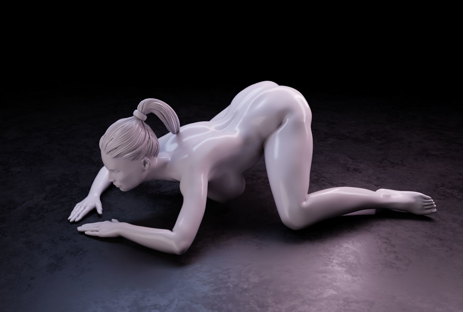 Sexy girl 127 3D print model_12