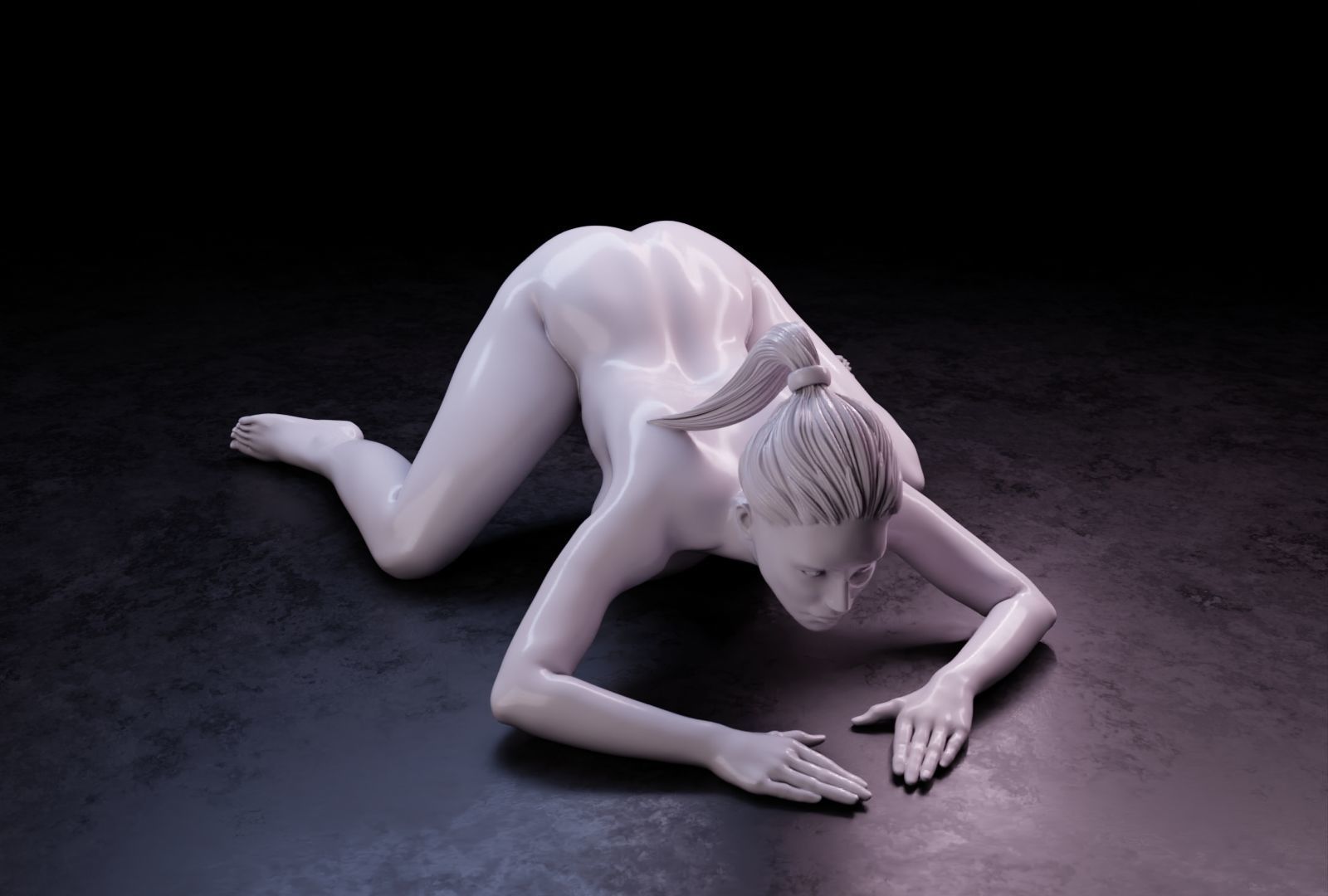 Sexy girl 127 3D print model_4
