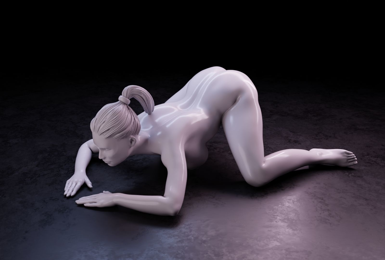 Sexy girl 127 3D print model_11