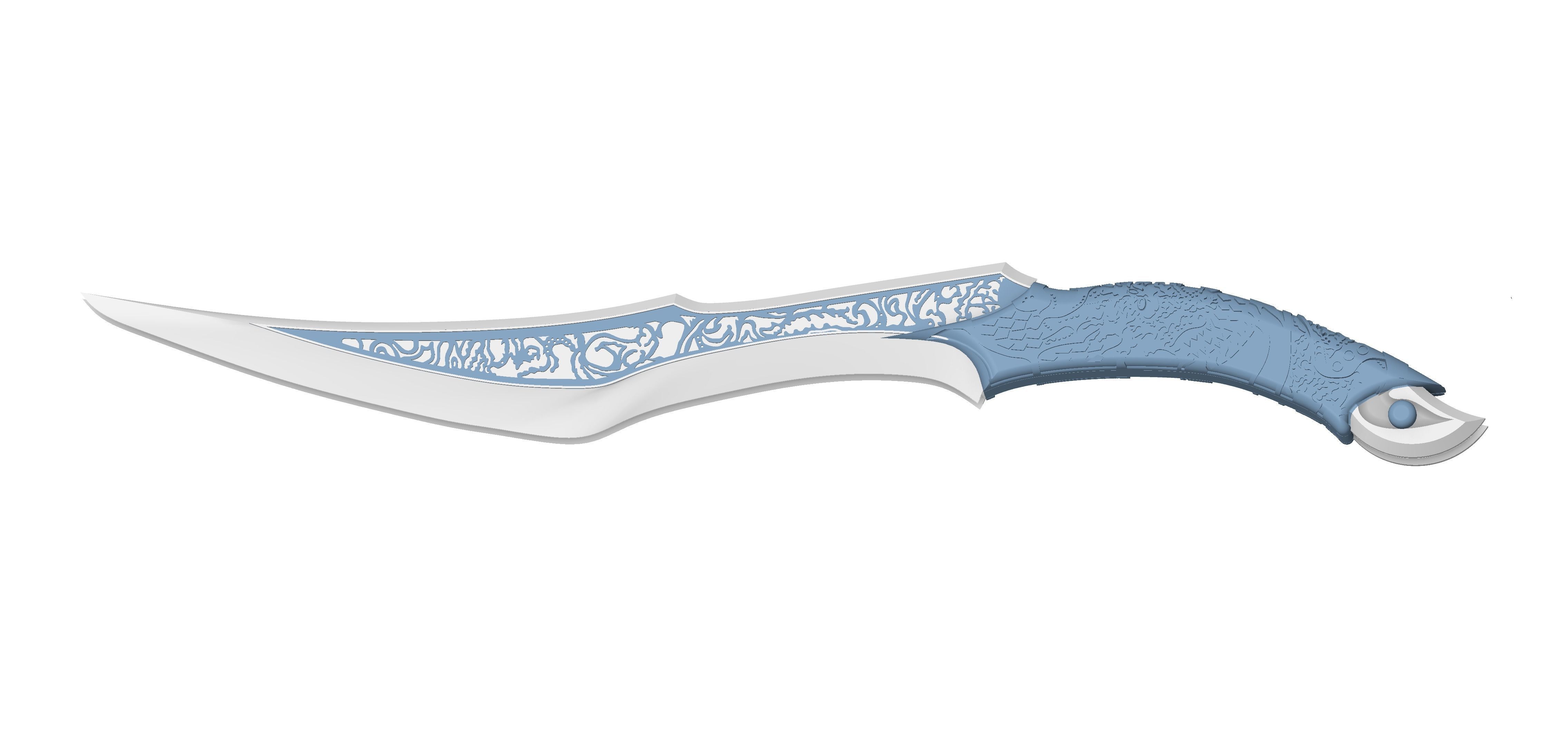 PRINCESS KITANA FAN BLADE MORTAL KOMBAT 1 BY CC3D 3D print model_4