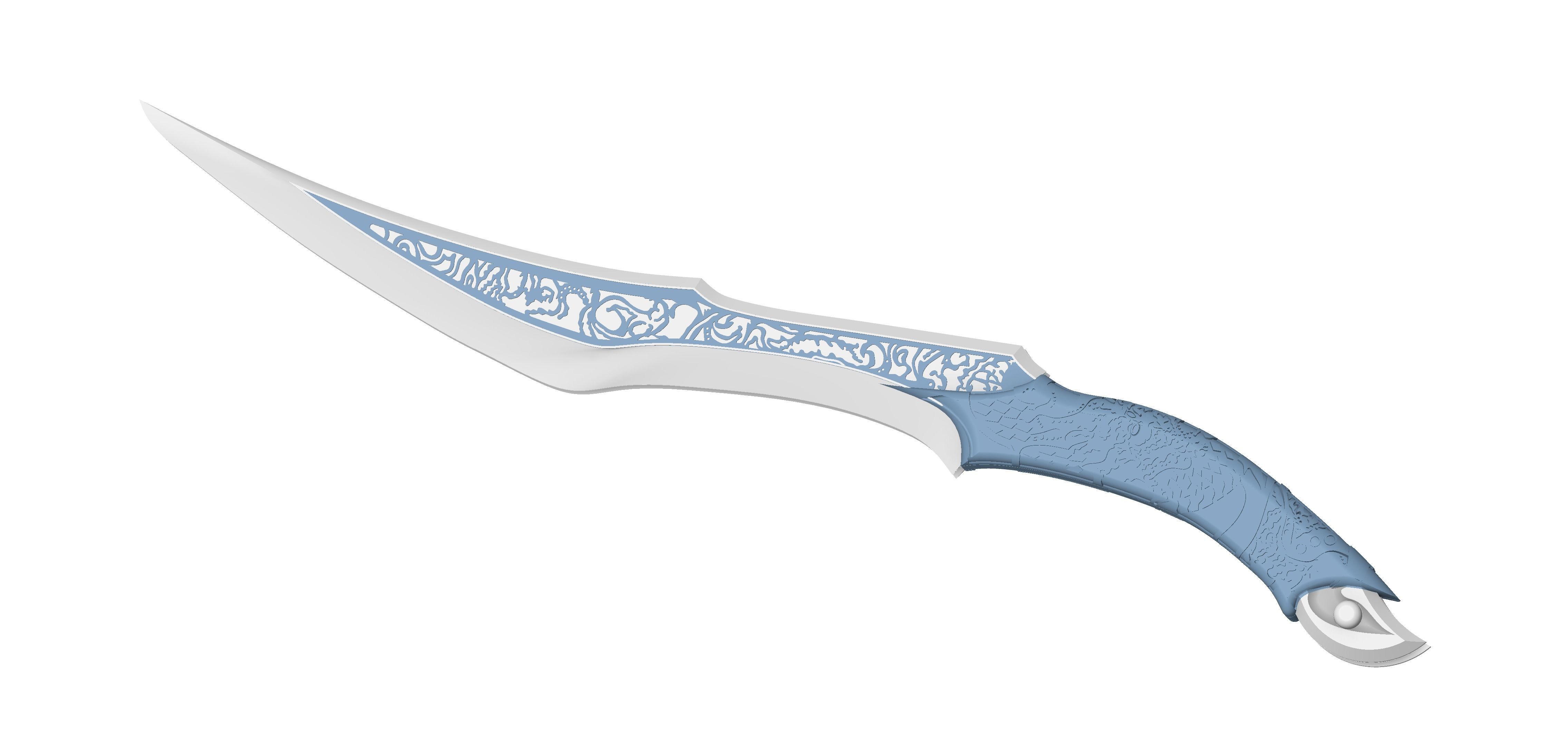 PRINCESS KITANA FAN BLADE MORTAL KOMBAT 1 BY CC3D 3D model 3D printable CGTrader