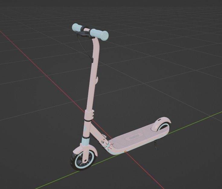 Kick Scooter for Kids - 3d Model 3D model_1