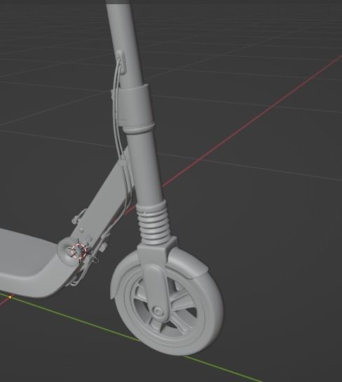 Kick Scooter for Kids - 3d Model 3D model_7
