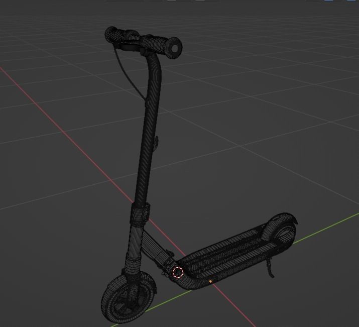 Kick Scooter for Kids - 3d Model 3D model_2