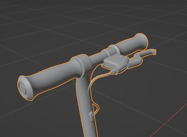 Kick Scooter for Kids - 3d Model 3D model_6