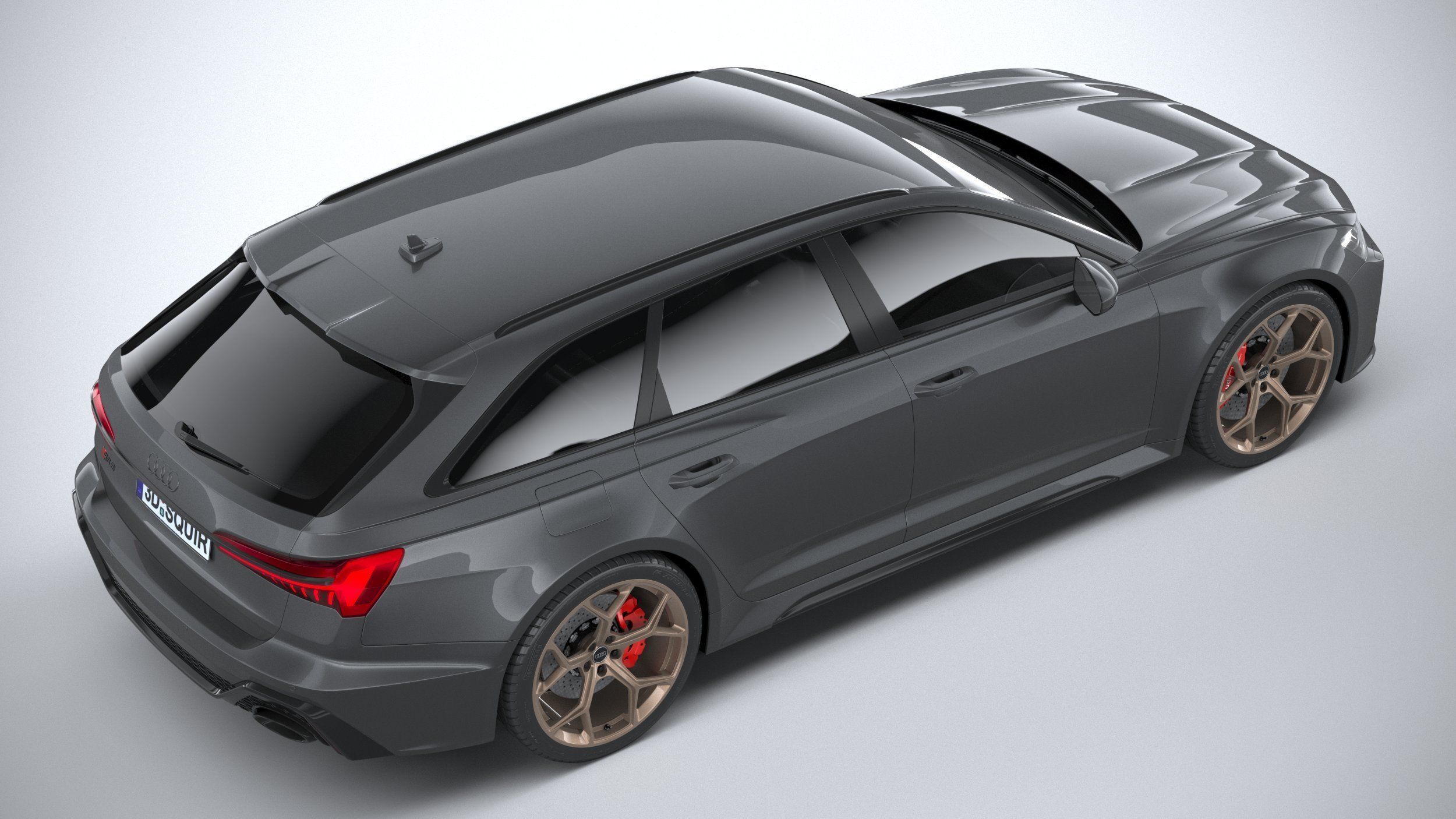 Audi RS6 Avant 2024 3D model_10