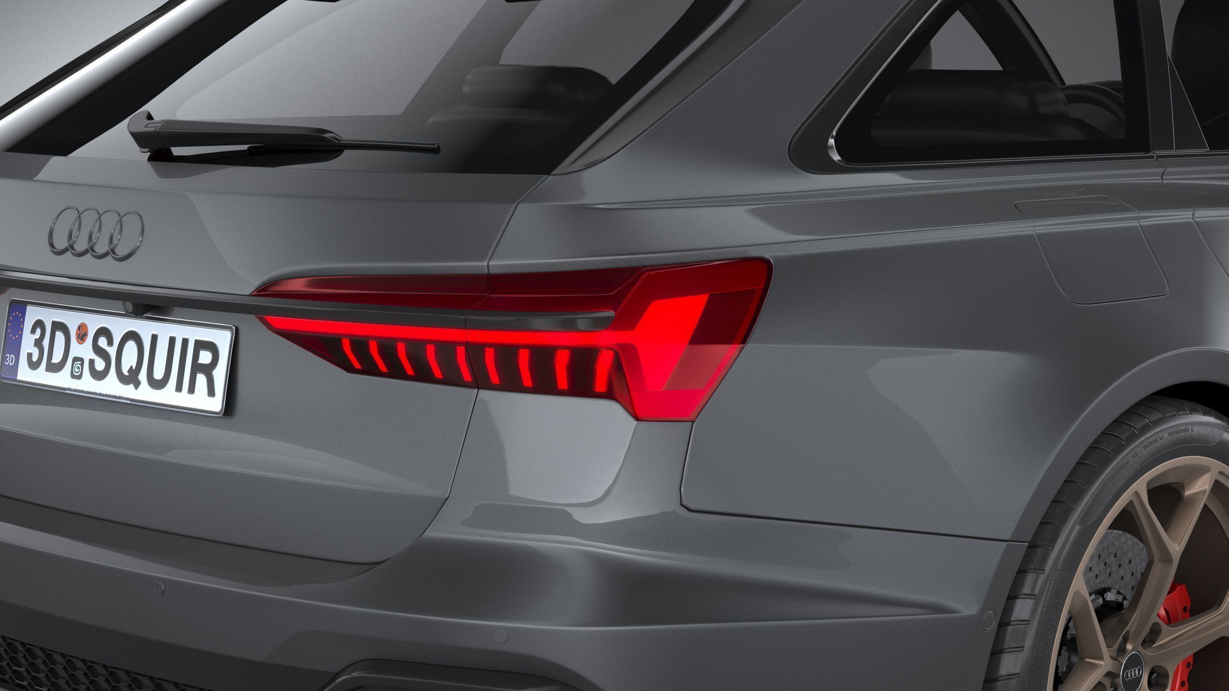 Audi RS6 Avant 2024 3D model_18