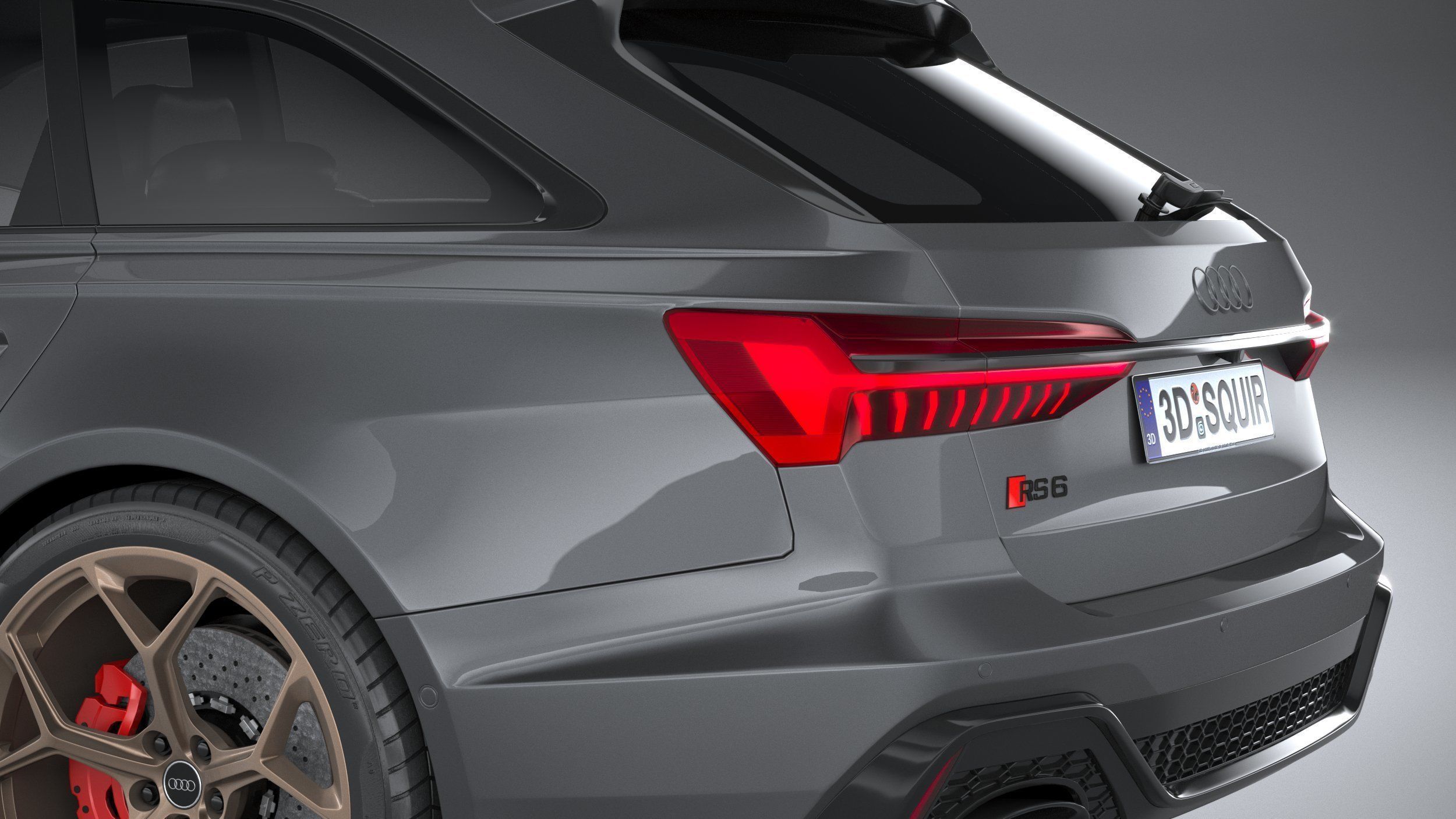 Audi RS6 Avant 2024 3D model_6
