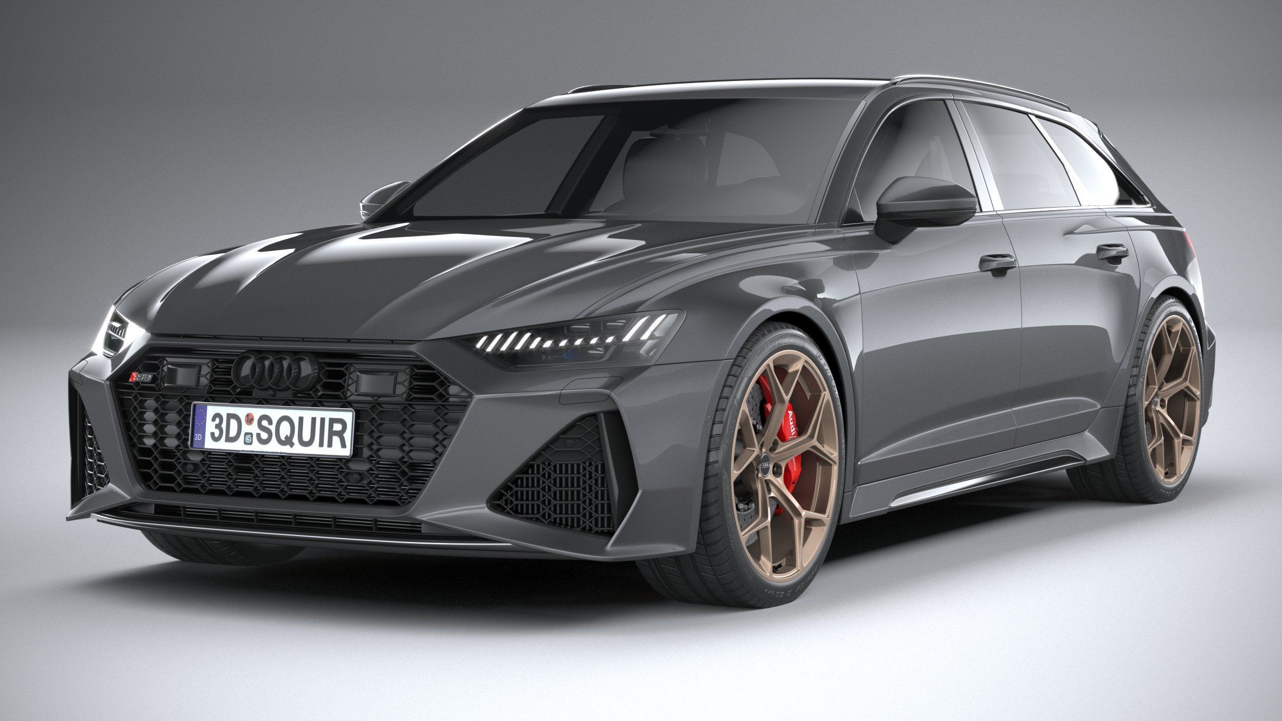 Audi RS6 Avant 2024 3D model_2