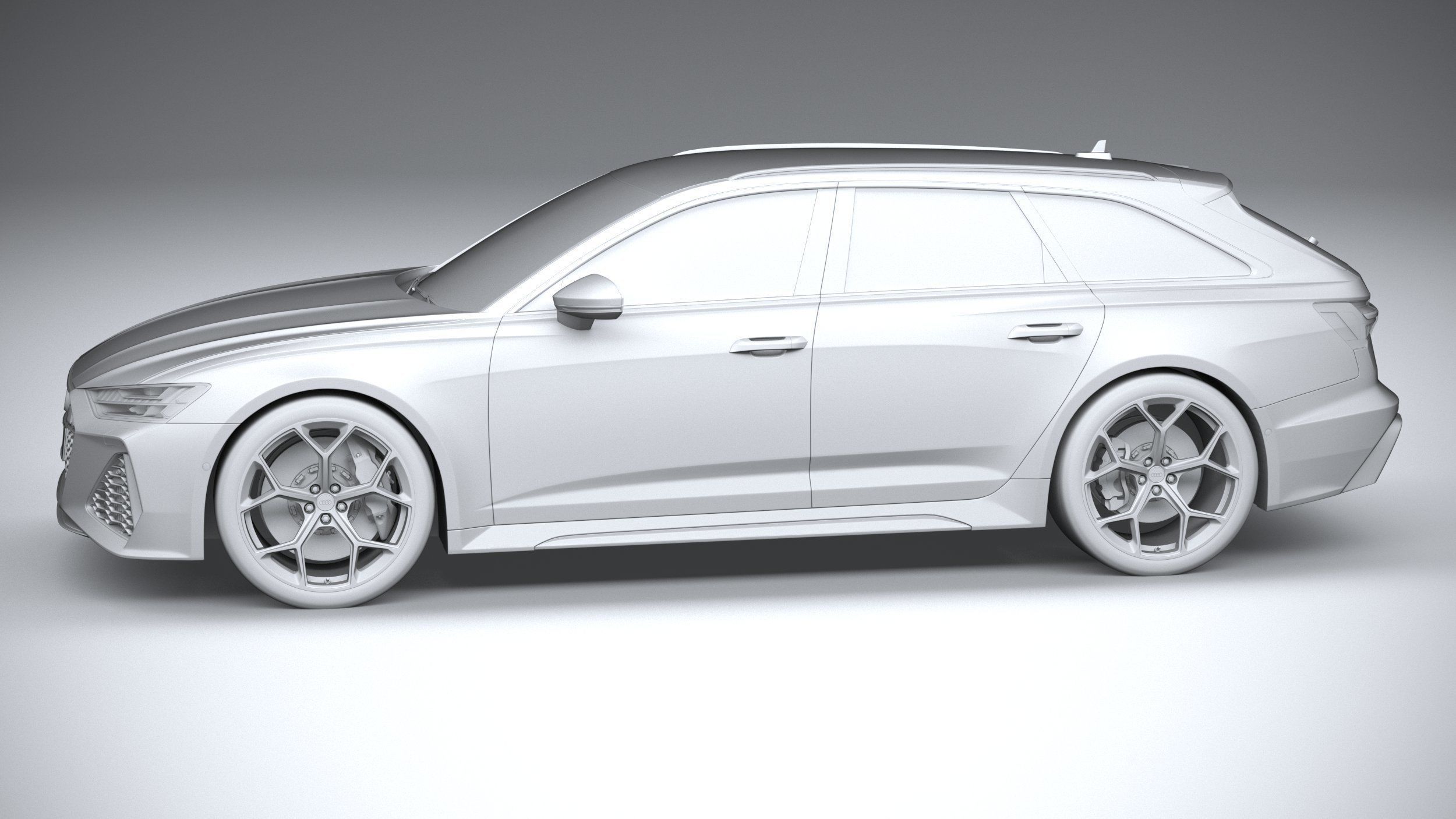 Audi RS6 Avant 2024 3D model_22