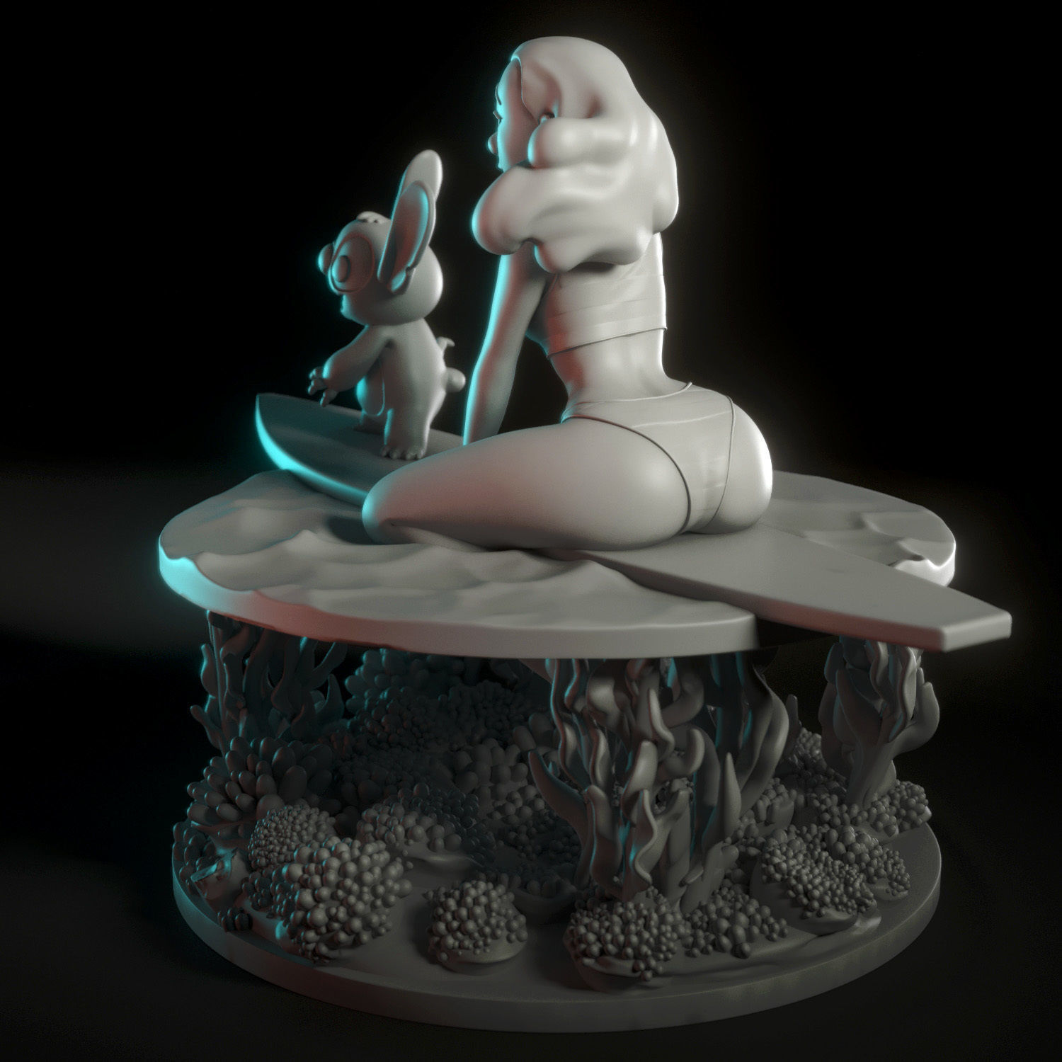 Nani Pelekai 3D print model_9