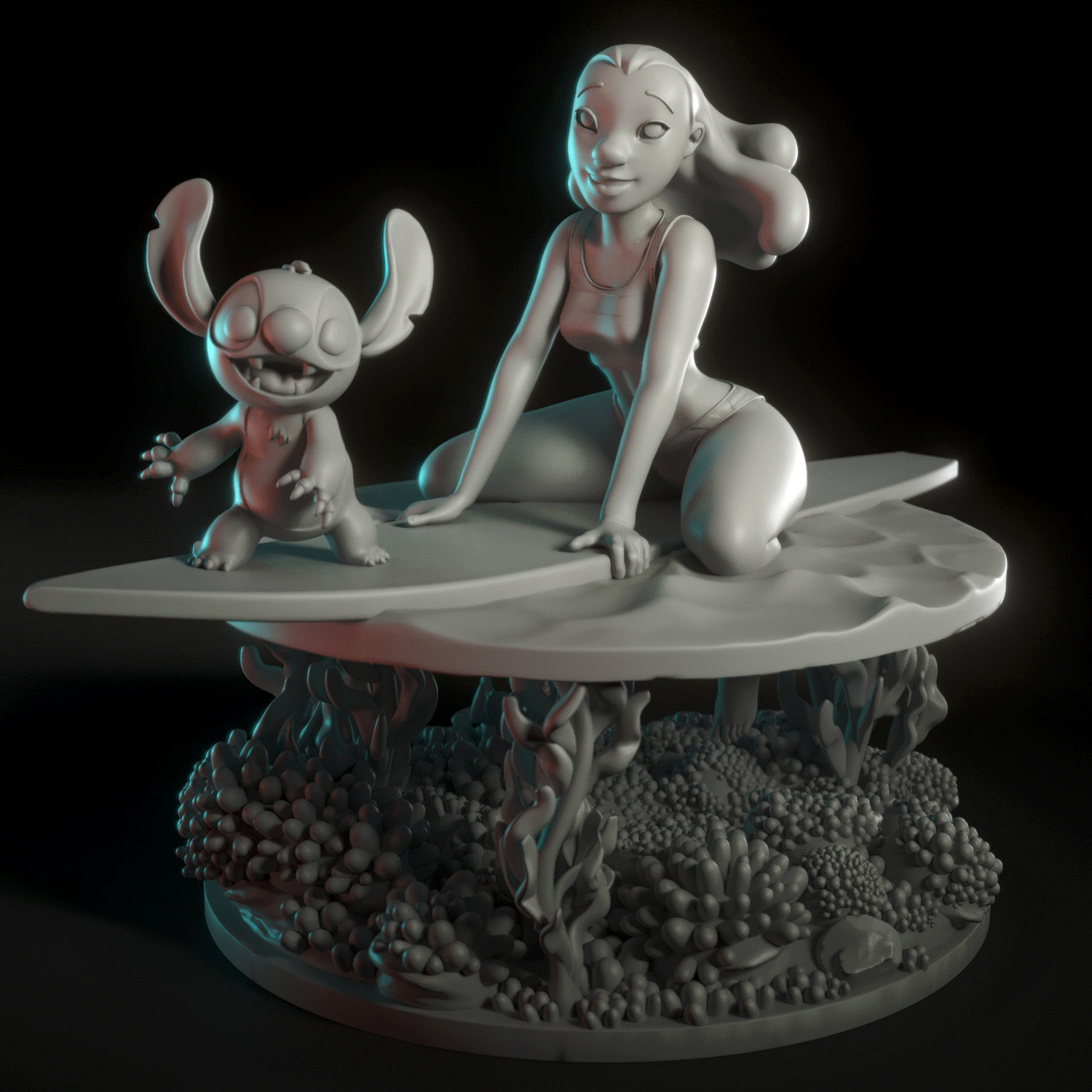 Nani Pelekai 3D print model_7