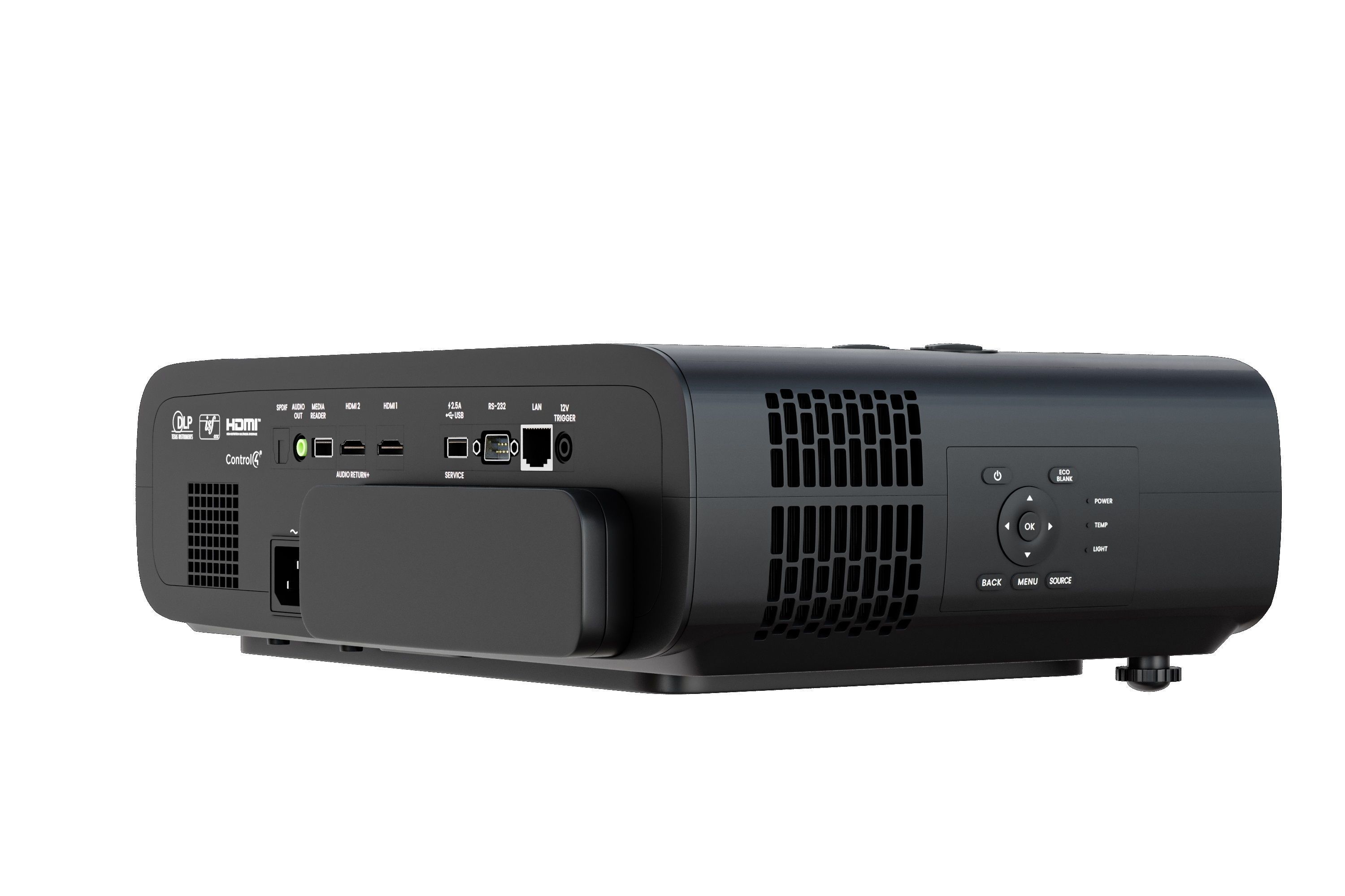 benq digital projector Low-poly 3D model_14