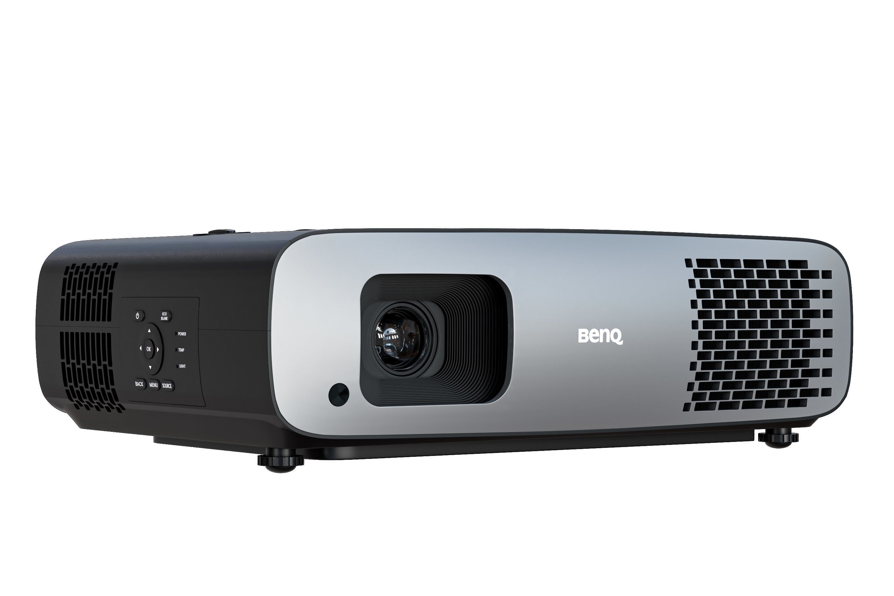 benq digital projector Low-poly 3D model_13