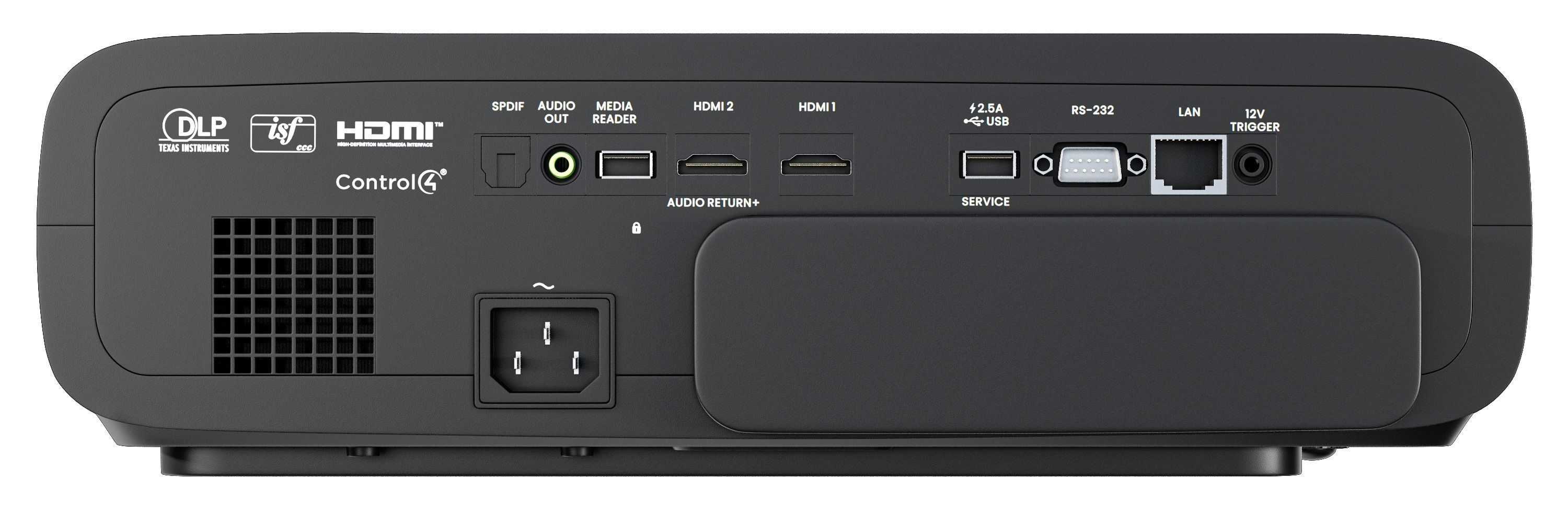 benq digital projector Low-poly 3D model_10