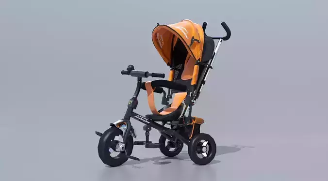 Kids Smart Trike Bike 3D model