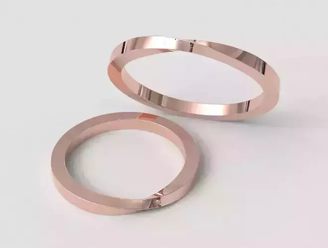 Twisted Wedding Band