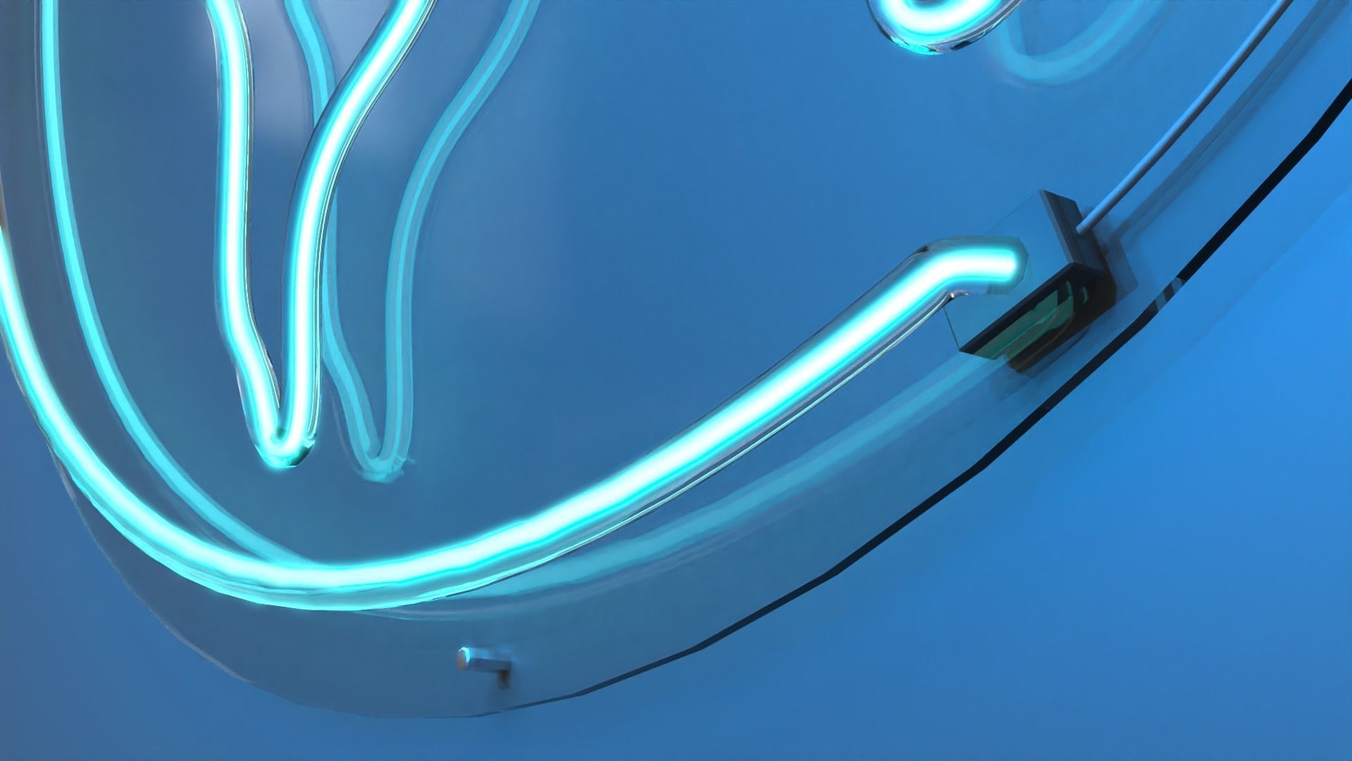 Earth - Neon Sign 3D model_2