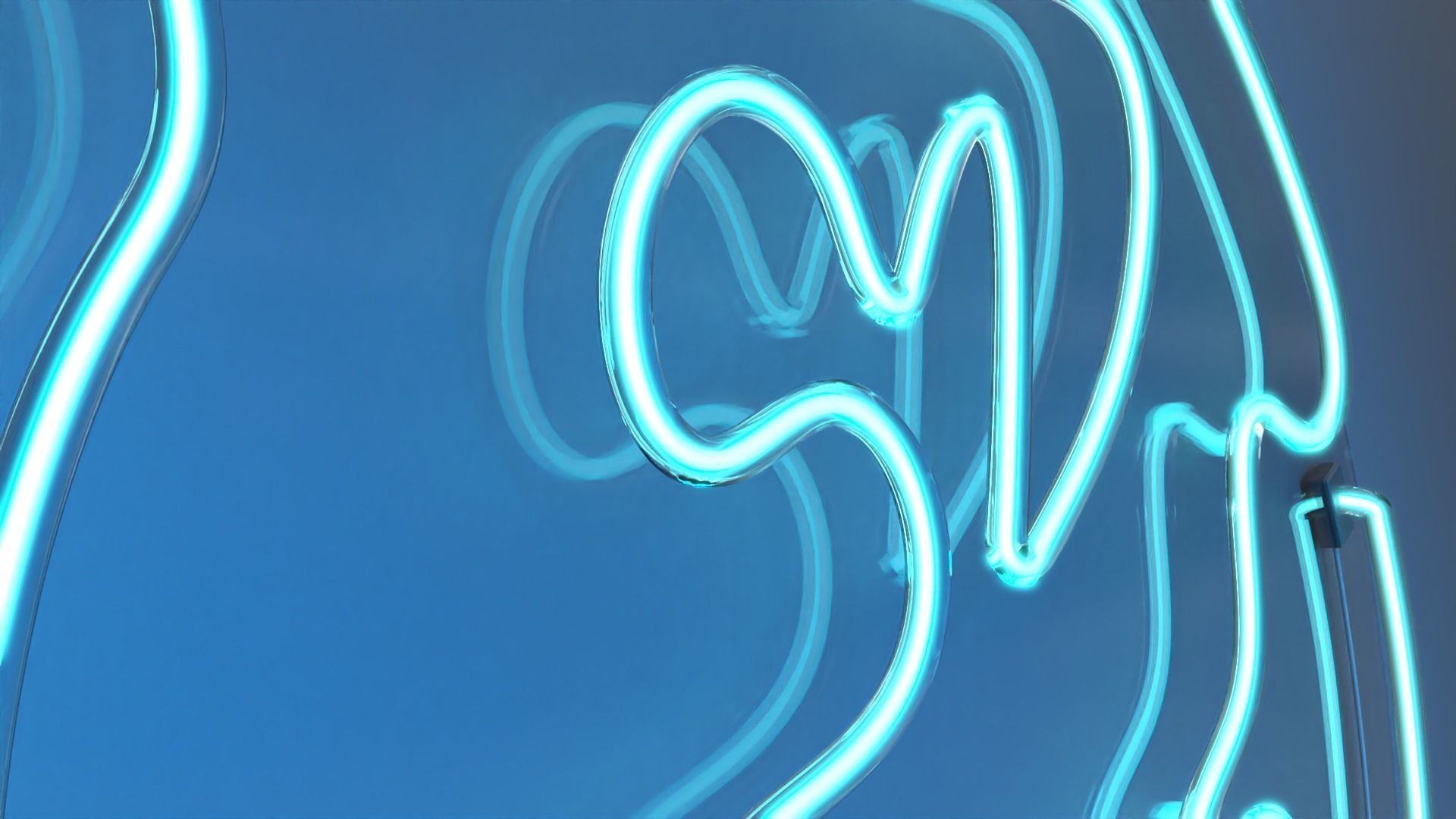 Earth - Neon Sign 3D model_1