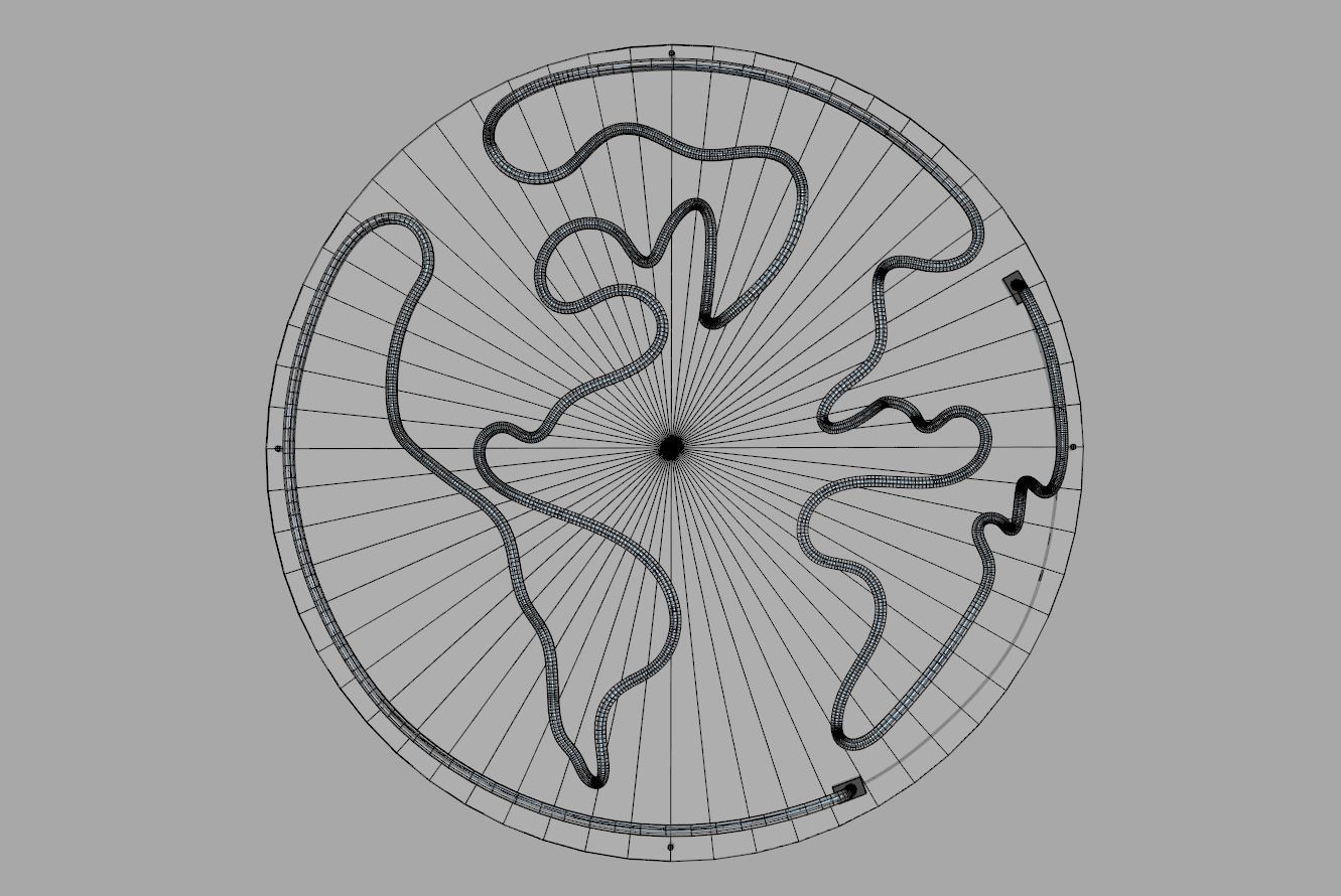 Earth - Neon Sign 3D model_5