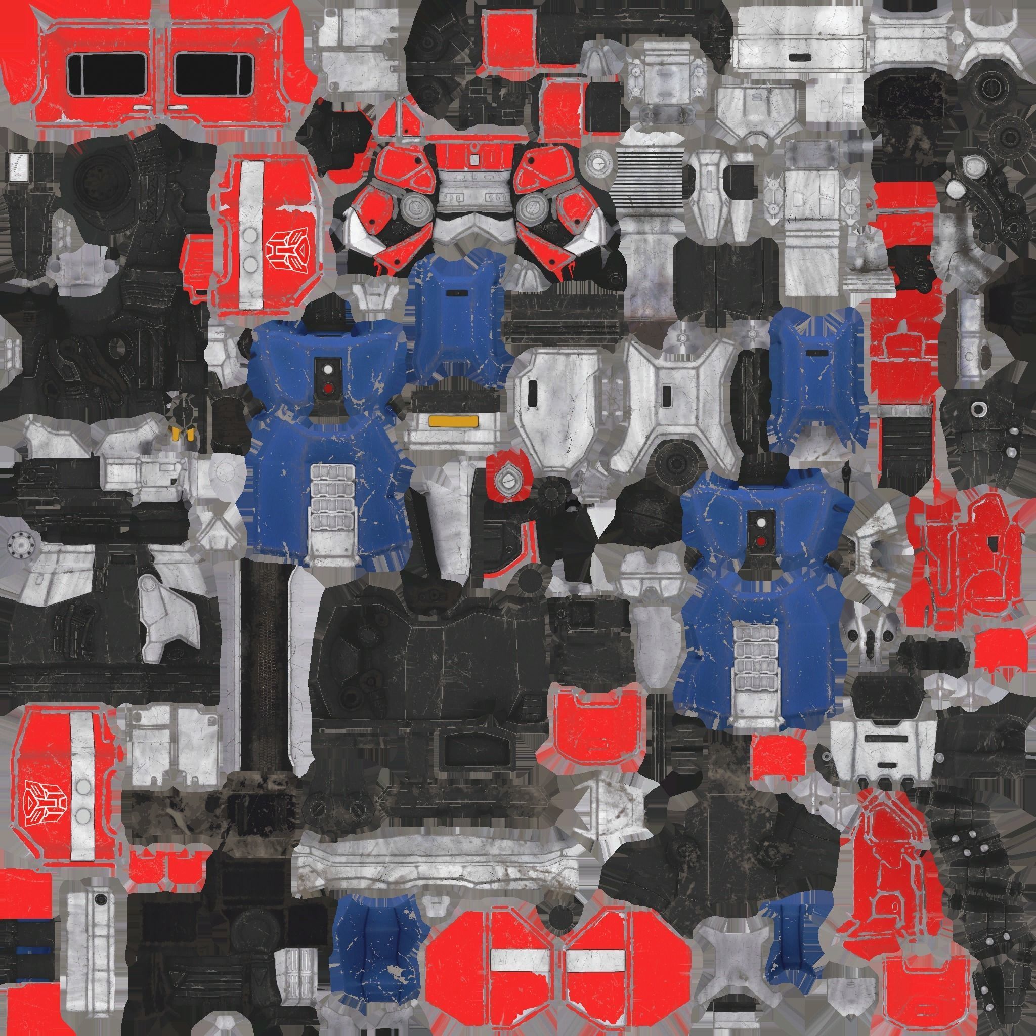 Fortnite Skin - Optimus Prime 3D model_15