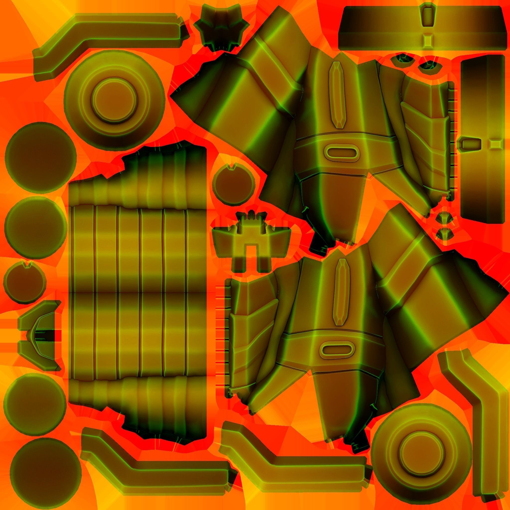 Fortnite Skin - Optimus Prime 3D model_10