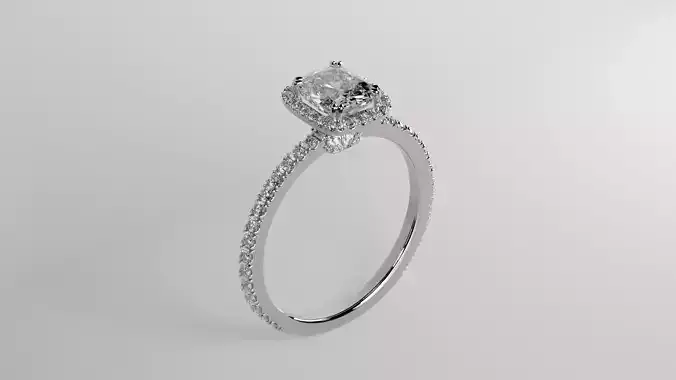 Engagement Diamonds Ring v03