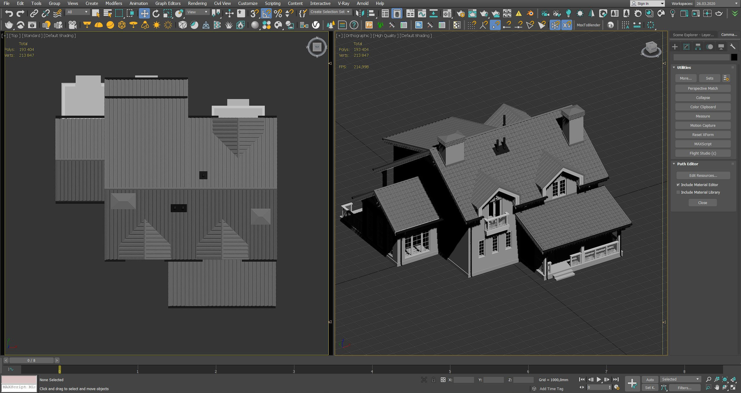 Modern house v51 3D model_25