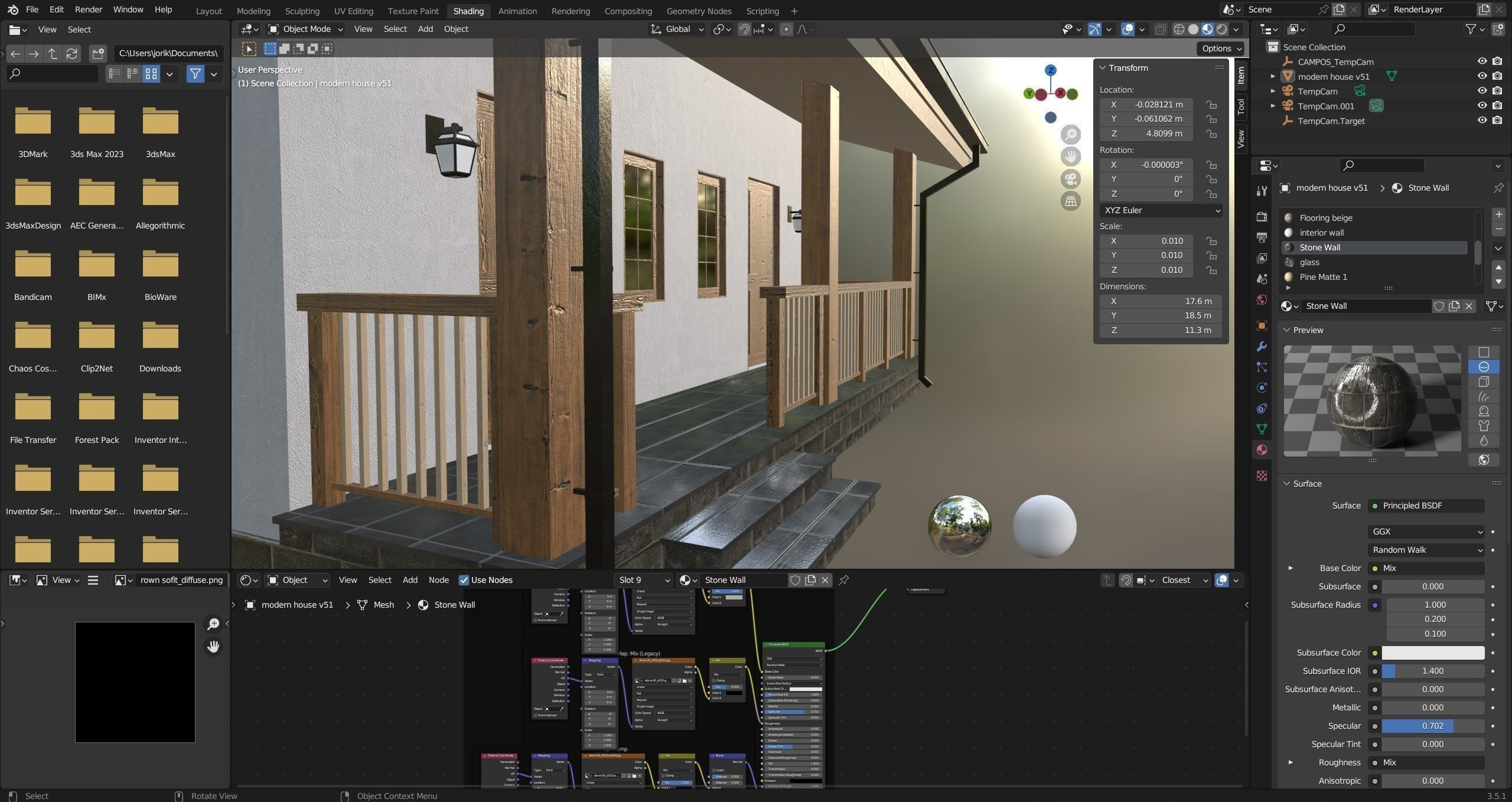 Modern house v51 3D model_17