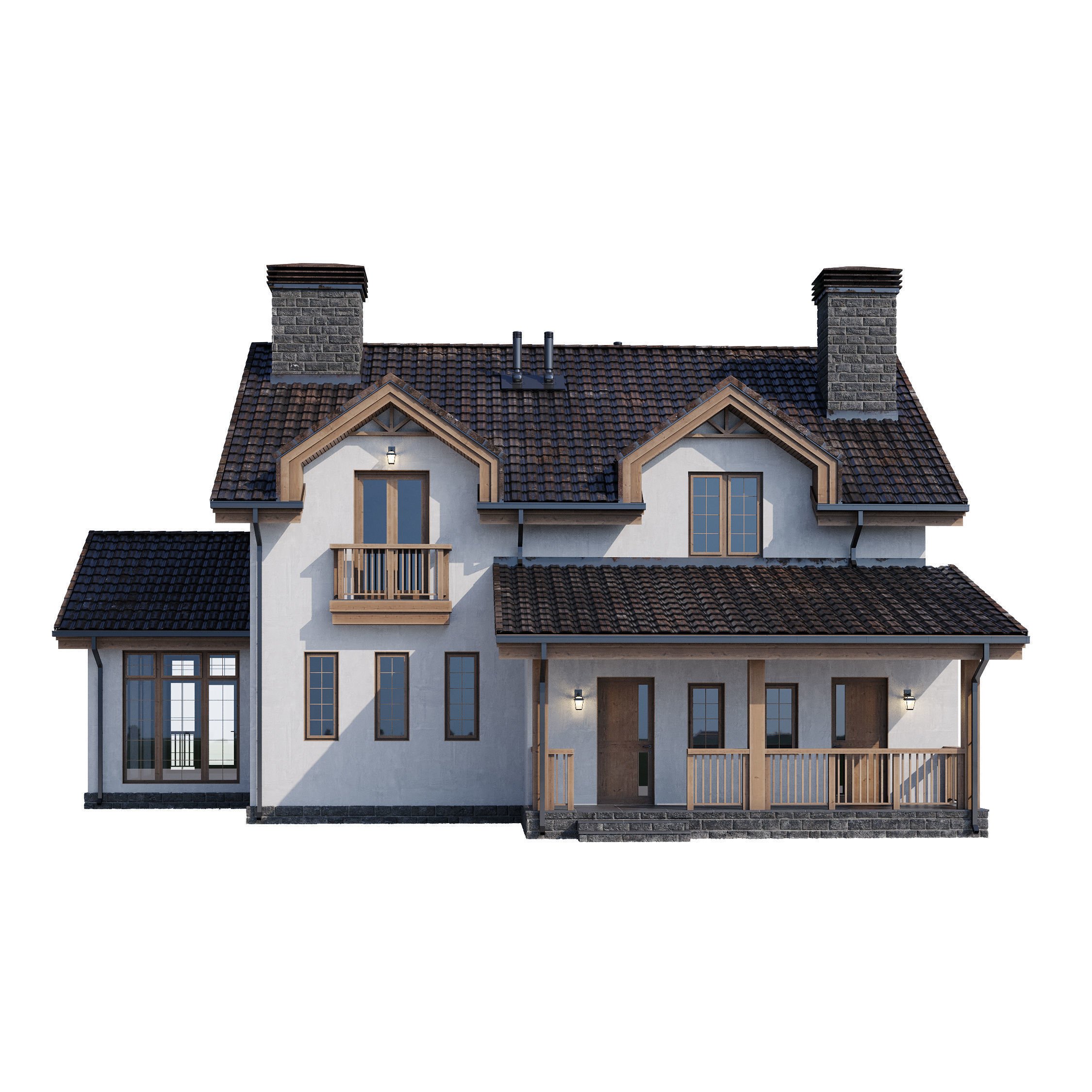 Modern house v51 3D model_28