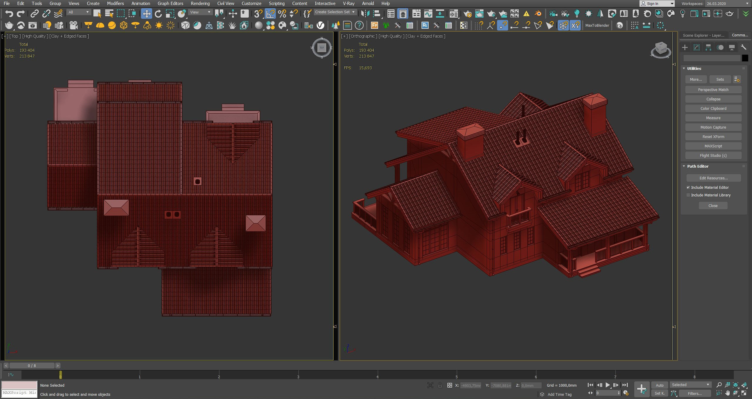 Modern house v51 3D model_26